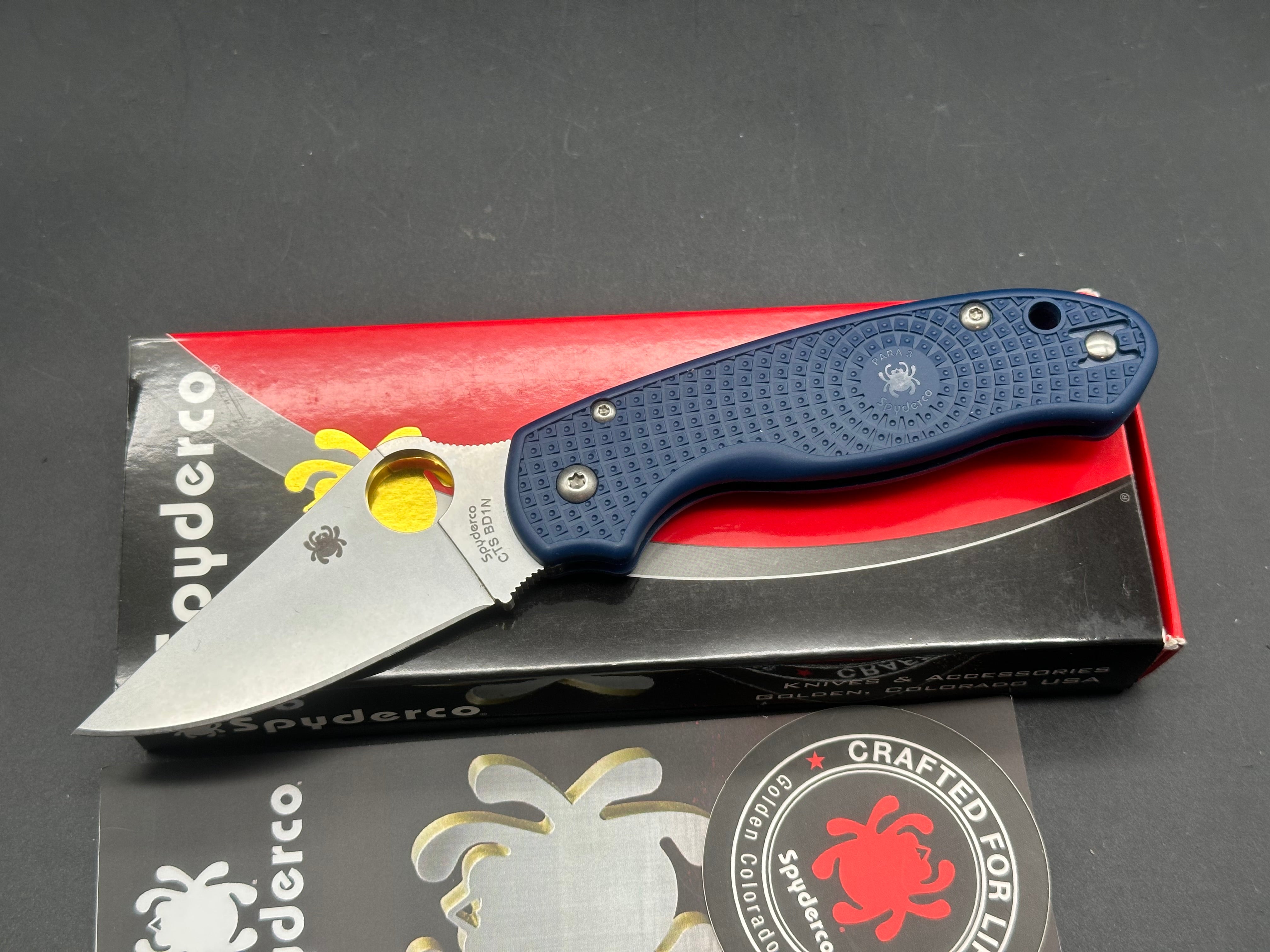 Spyderco Para 3 Lightweight Folding Knife - 2.93