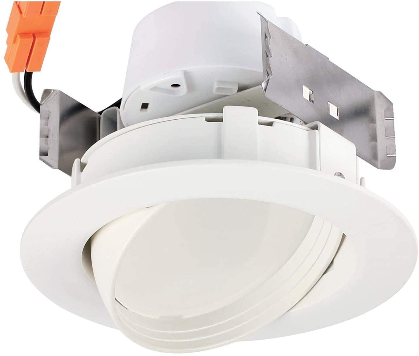 4 Inch Gimbal LED Recessed Lighting - 9W 5000K Dimmable Adjustable Eyeball Downlight with 680LM & CRI90 - Directional Ceiling Light (32 Pack) - Perfect for Kitchen, Living Room, and Office Spaces