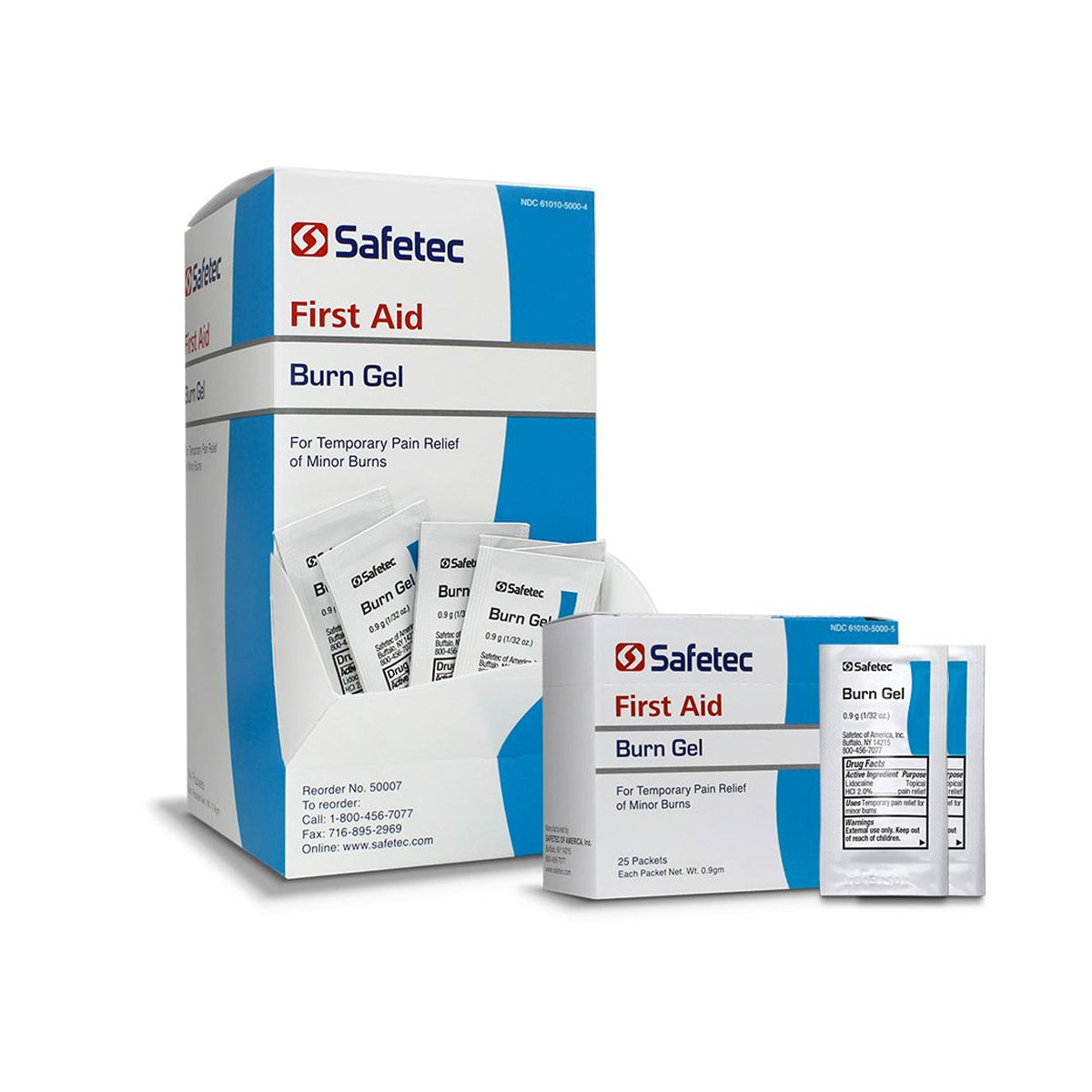 Safetec 50007 First Aid Burn Gel - 2 oz | Soothing Relief for Minor Burns, Sunburns & Scalds | Home, Kitchen & Outdoor Emergency Care