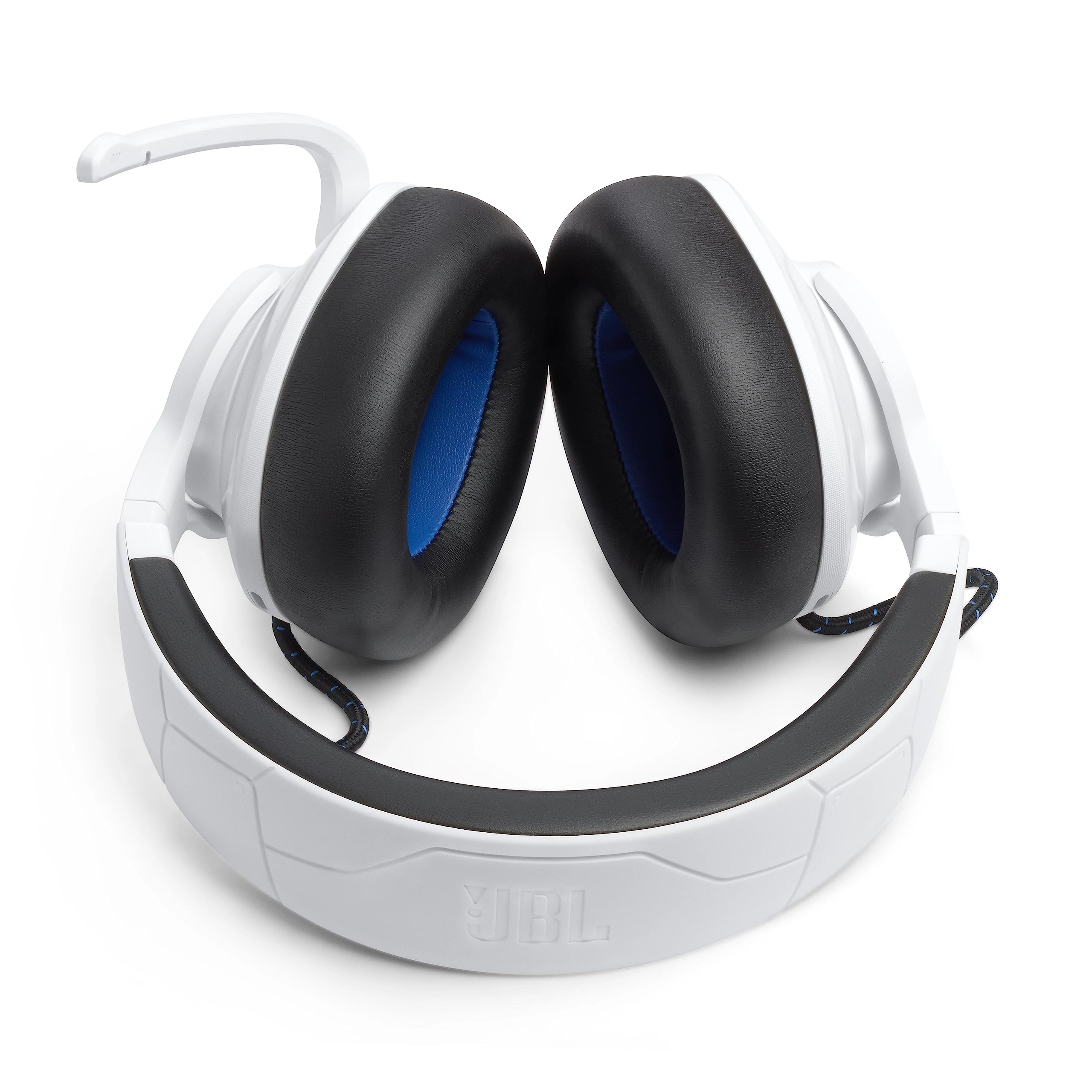JBL Quantum 910P Wireless Bluetooth Gaming Headset with Microphone - Compatible with PlayStation, Xbox, PC & Mobile - 39-Hour Battery Life - White - Perfect for Competitive Gaming, Streaming & Long Gaming Sessions