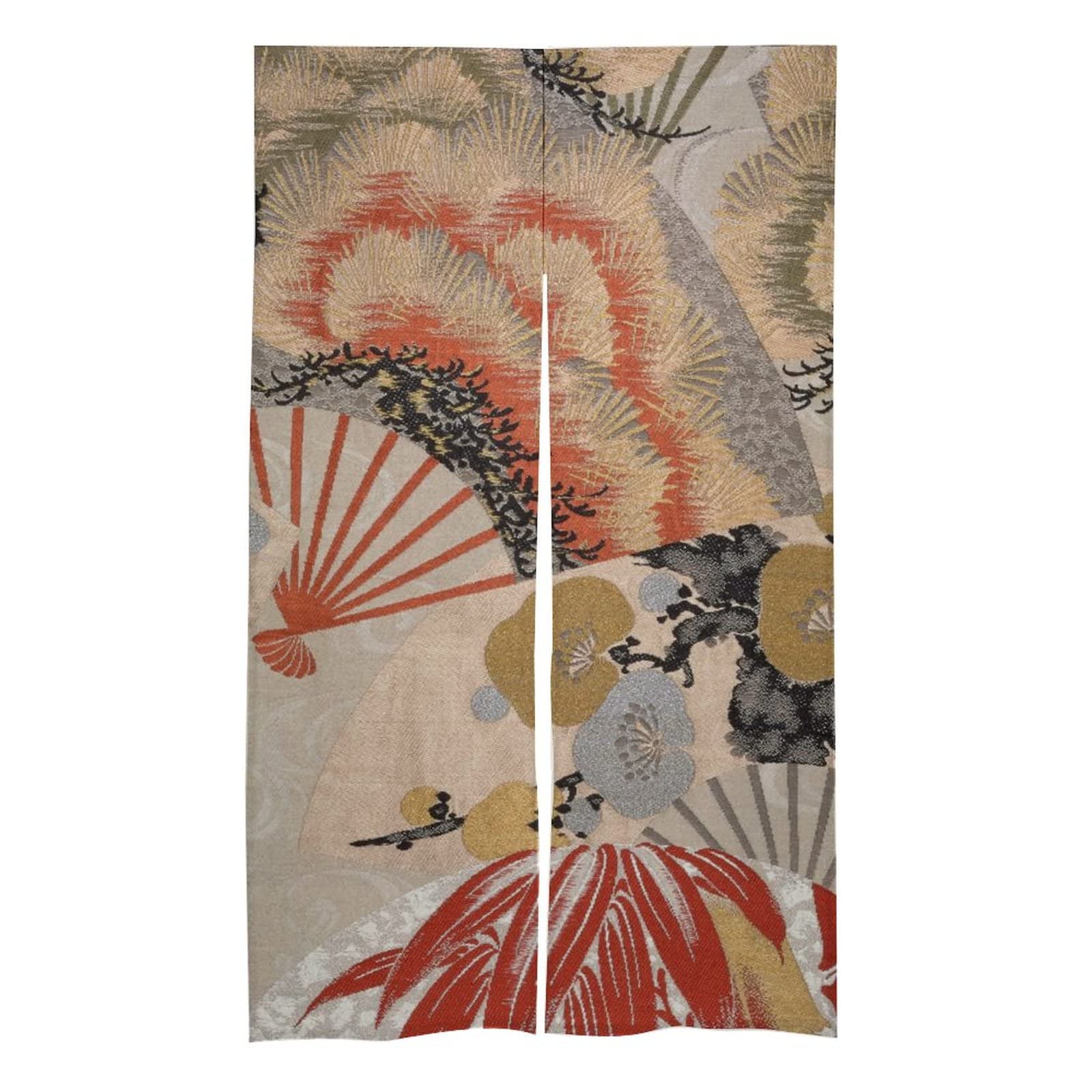 Japanese Traditional Art Noren Door Curtain - Handmade Cotton Fabric Partition for Doorway, Bathroom, Kitchen, Closet Divider - Home Decor & Unique Gift for Men (Ideal for Asian-Themed Rooms, Spa Areas & Zen Decor)
