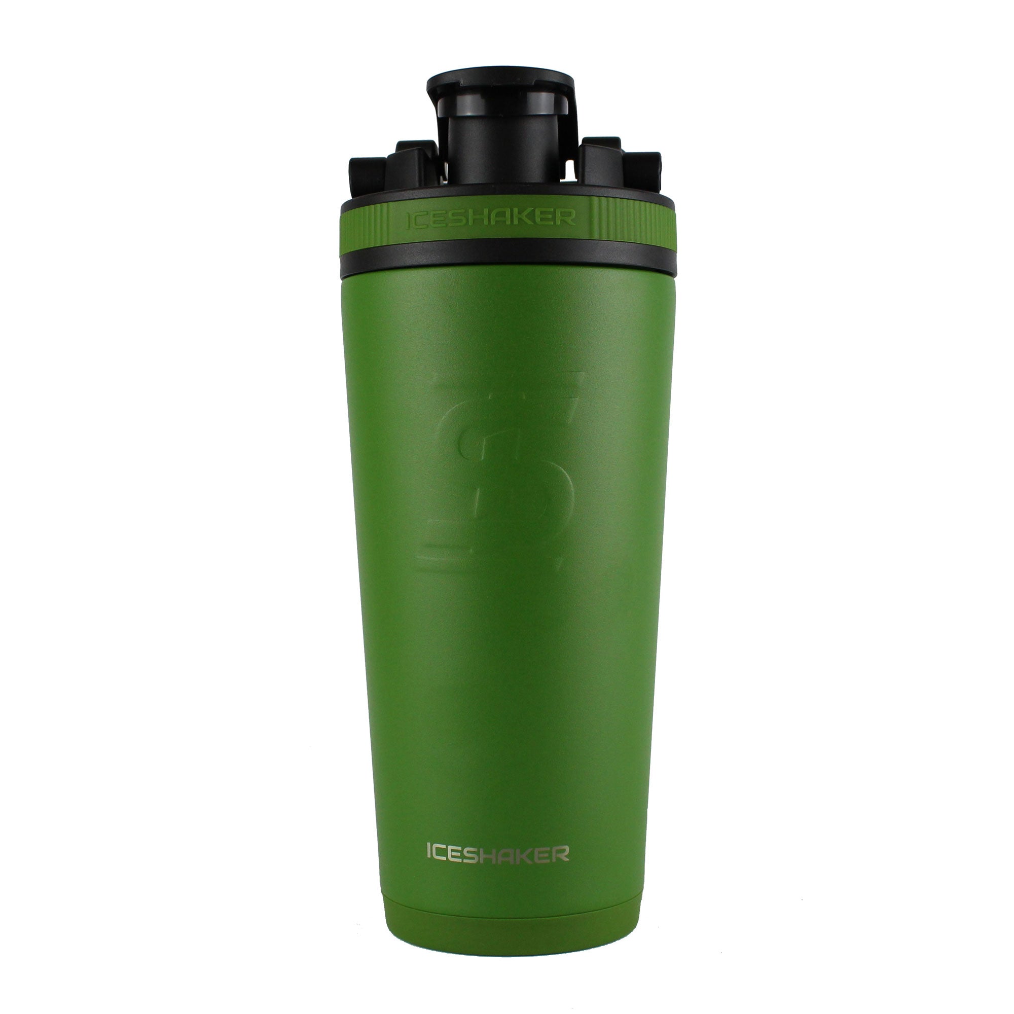 Special Forces Charitable Trust 26oz Insulated Shaker Bottle - Green | Military Grade Stainless Steel Protein & Smoothie Mixer for Gym, Workout & Outdoor Activities