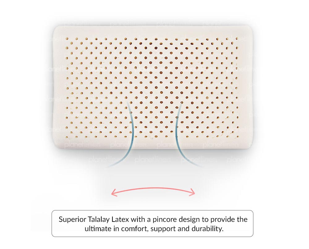 Dunlopillo Classic 2-Pack Genuine Talalay Latex Pillows - Medium Firmness for Neck & Shoulder Support - Perfect for Side Sleepers & Back Pain Relief