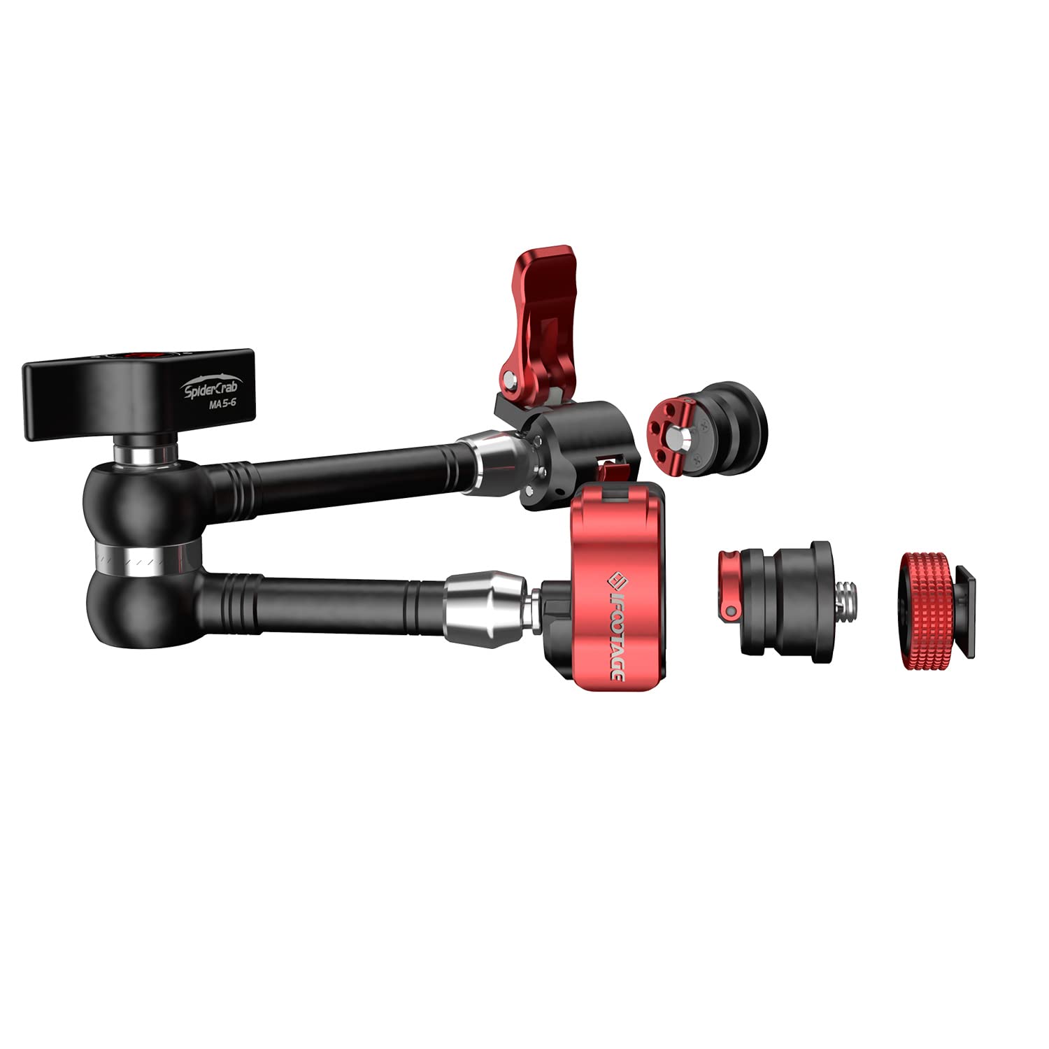 iFootage MA5-6 Spider Crab Magic Friction Arm - Heavy Duty Articulating Camera Mount with 1/4