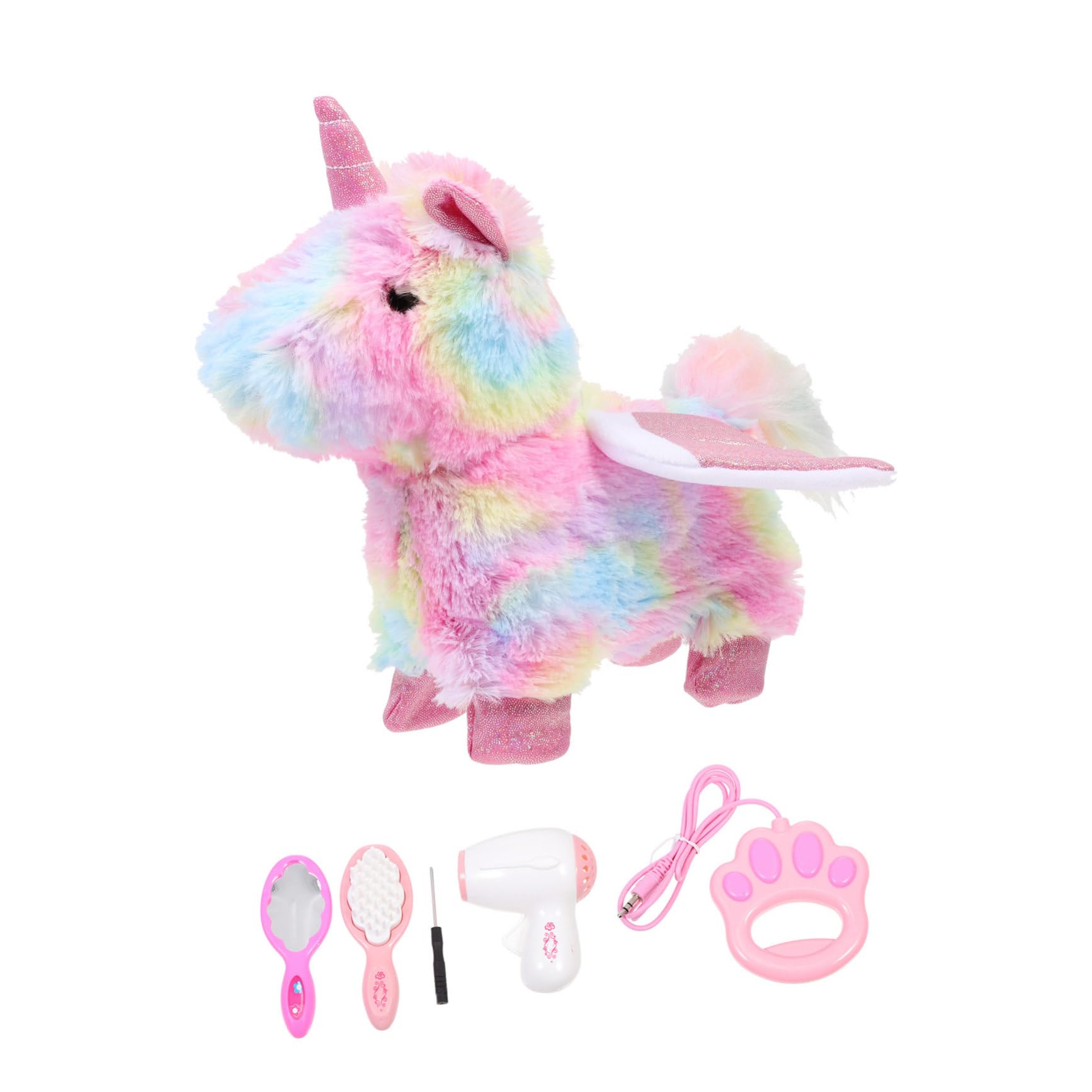1 Set Unicorn Plush Toy for Girls - Soft Stuffed Animal Gift for Kids, Small Dog Puppy Toy, Comforting Bidoof Plushie - Perfect for Birthday Gifts, Bedtime Cuddles & Playtime Fun