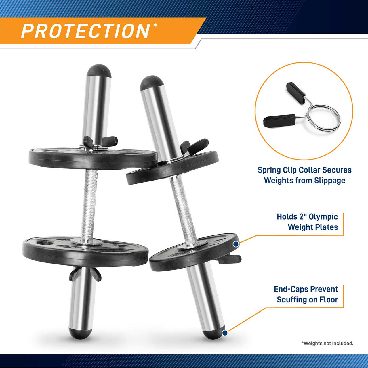 Olympic Curl Bar and Dumbbell Handle Set - ODC 21 Weight Lifting Equipment for Home Gym & Strength Training | Perfect for Bicep Curls, Shoulder Press & Full-Body Workouts