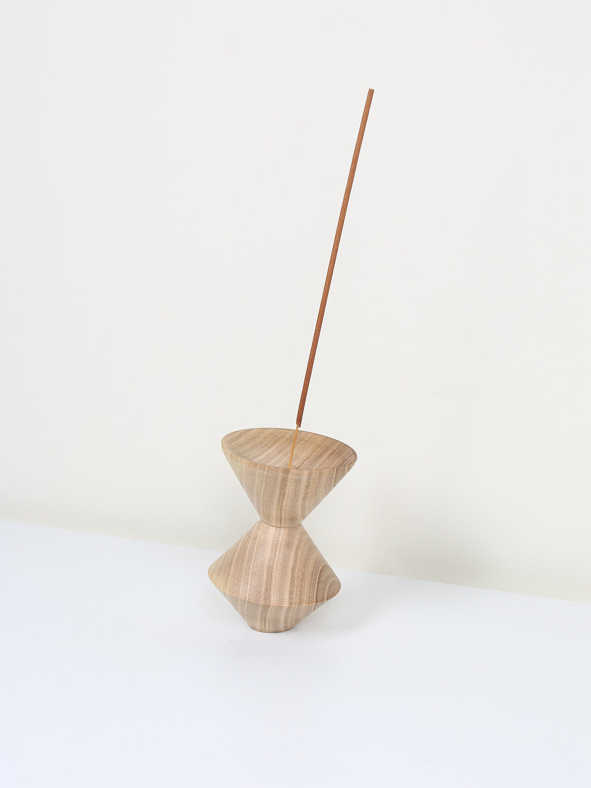 Handmade Walnut Wood Incense Holder - Modern Cubist Design for Aromatherapy & Meditation | Home Decor & Yoga Studio Essential