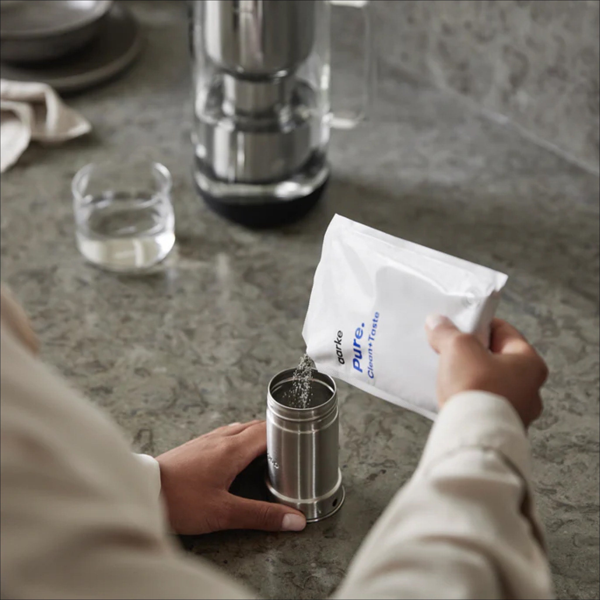 AARKE Premium Water Purifier for Home & Office - High Performance Filtration System for Clean, Safe Drinking Water | Perfect for Kitchen, Travel, and Outdoor Activities