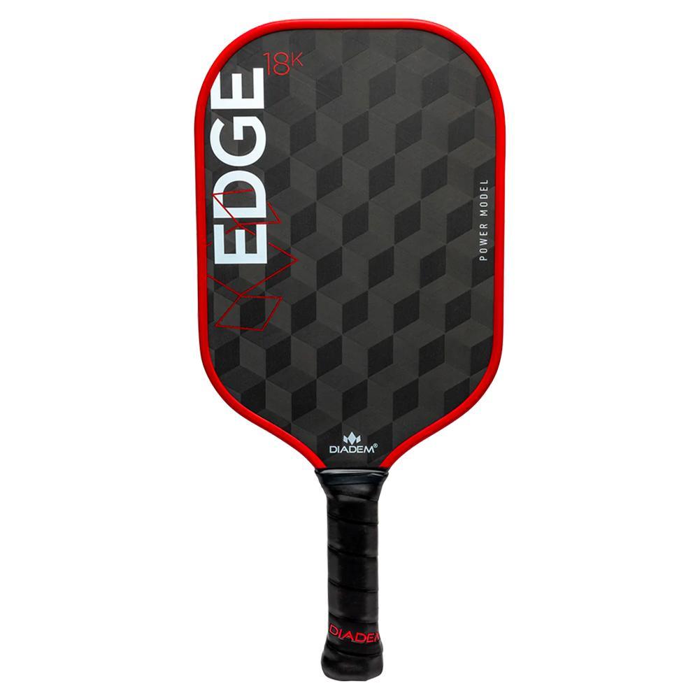 Premium Edge 18k Carbon Fiber Pickleball Paddle - Power Red | Lightweight & Durable for Competitive Play | Perfect for Tournaments, Backyard Games & Indoor/Outdoor Courts