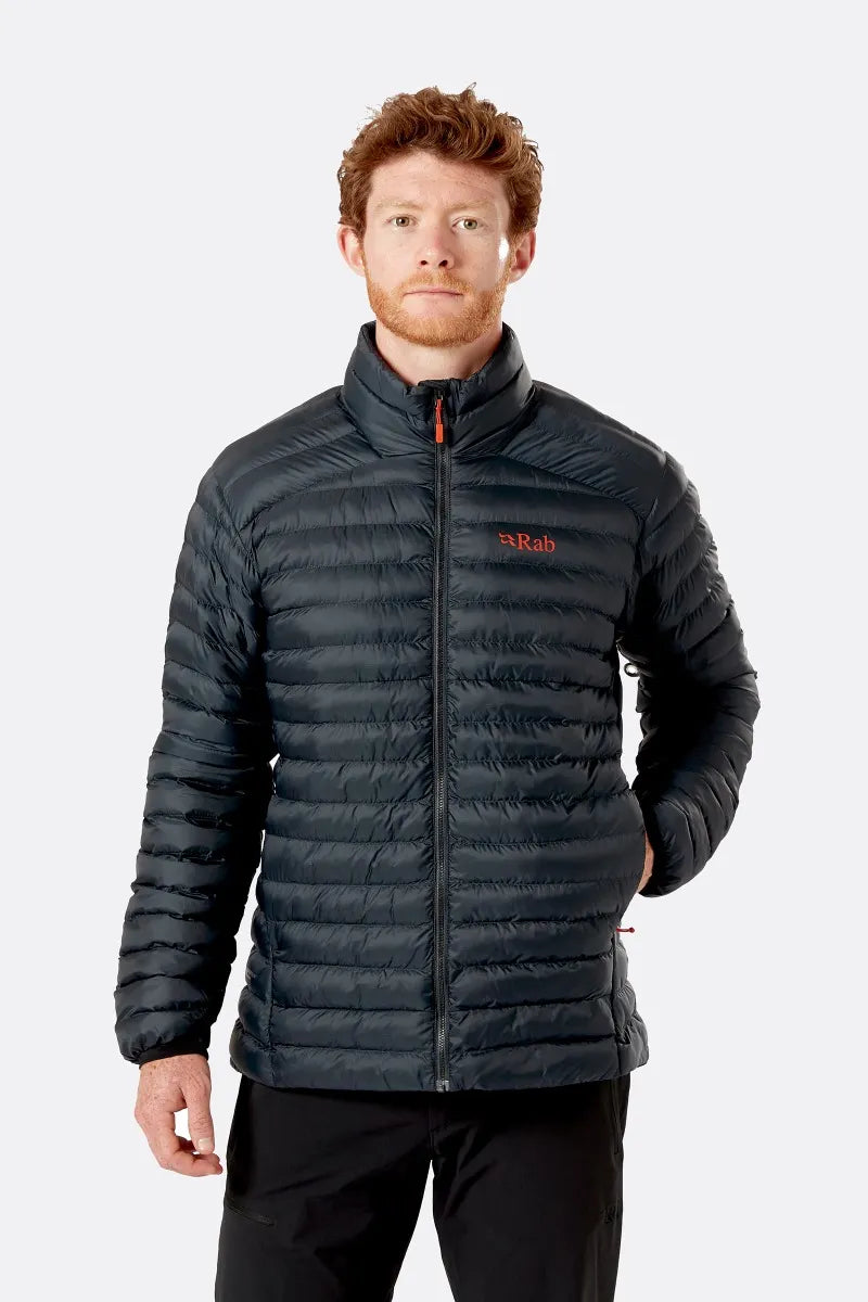 Cirrus Insulated Jacket for Men - Lightweight Waterproof Winter Coat with Warm Fleece Lining | Outdoor Hiking, Skiing & Cold Weather Protection (QIO 61)