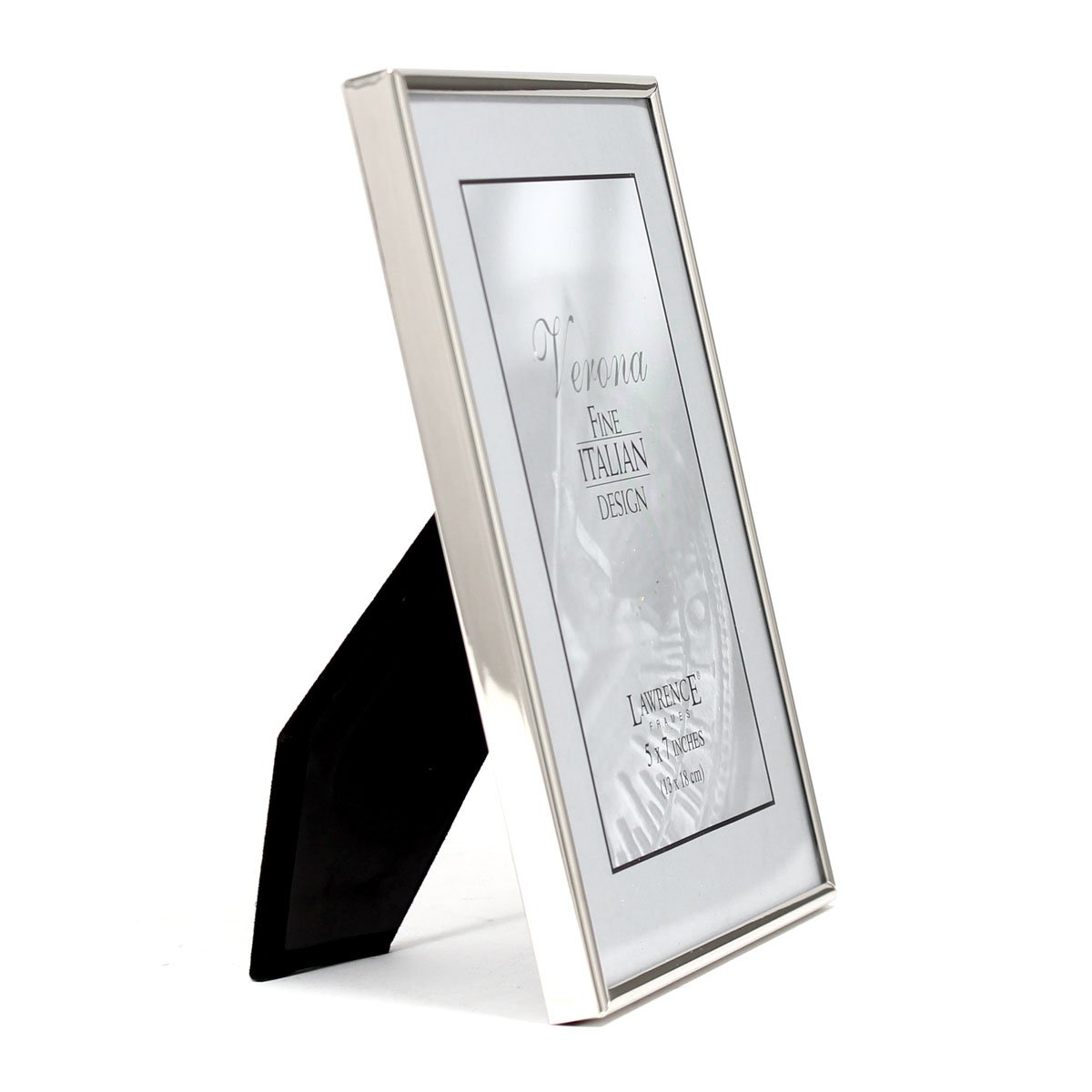 Lawrence Frames Simply Metal Picture Frame 5x7 Inches Silver - Perfect for Home Decor, Office, and Gift Giving