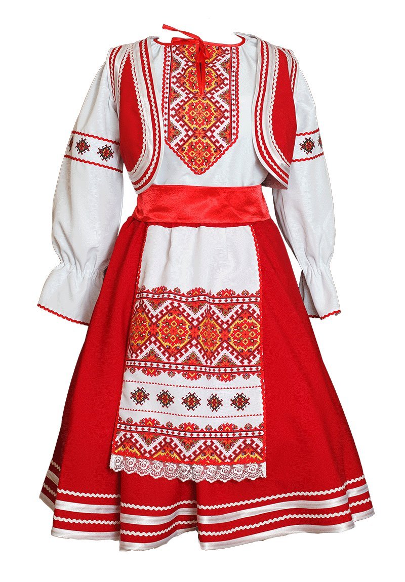Traditional Slavic Belarusian Folk Dress for Women - Authentic Belarus Costume for Folk Dance & Cultural Performances | Perfect for Festivals, Weddings & Cultural Events
