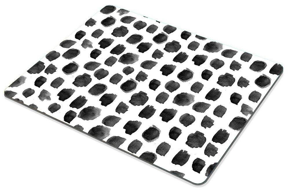 Smooffly Polka Dot Mouse Pad - Cute Dot Pattern Non-Slip Desk Mat for Women, Office & Gaming Accessories, Perfect Gift for Her - Home & Office Decor, Computer Workstation Essential