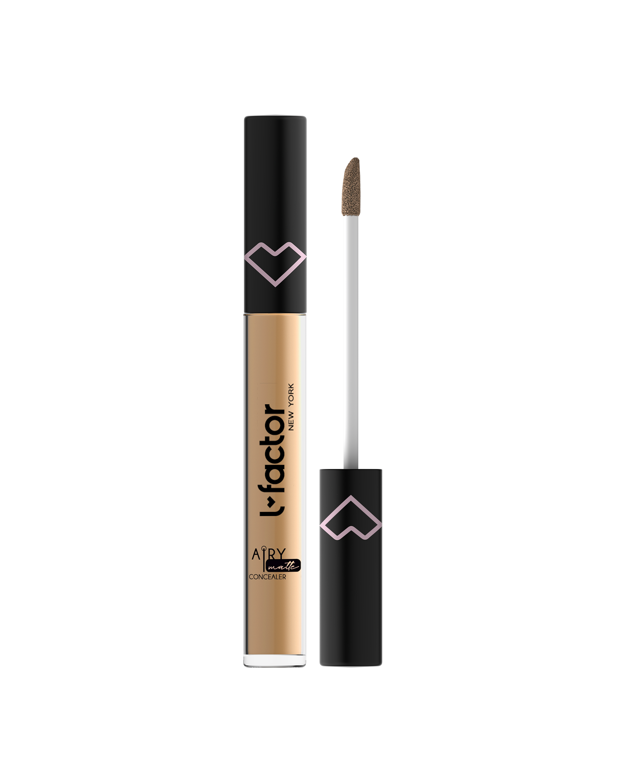 Airy Matte Liquid Concealer - Full Coverage, Lightweight & Long Lasting - Perfect for Dark Circles, Blemishes & Under Eye Brightening - Ideal for Everyday Makeup & Professional Use