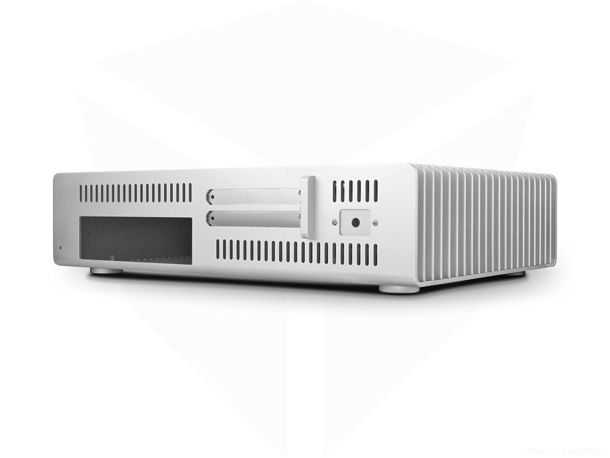 Streacom FC10 Alpha Fanless Mini-ITX PC Case - Ultra Quiet Silent Computer Chassis for Home Theater & Office Workstations
