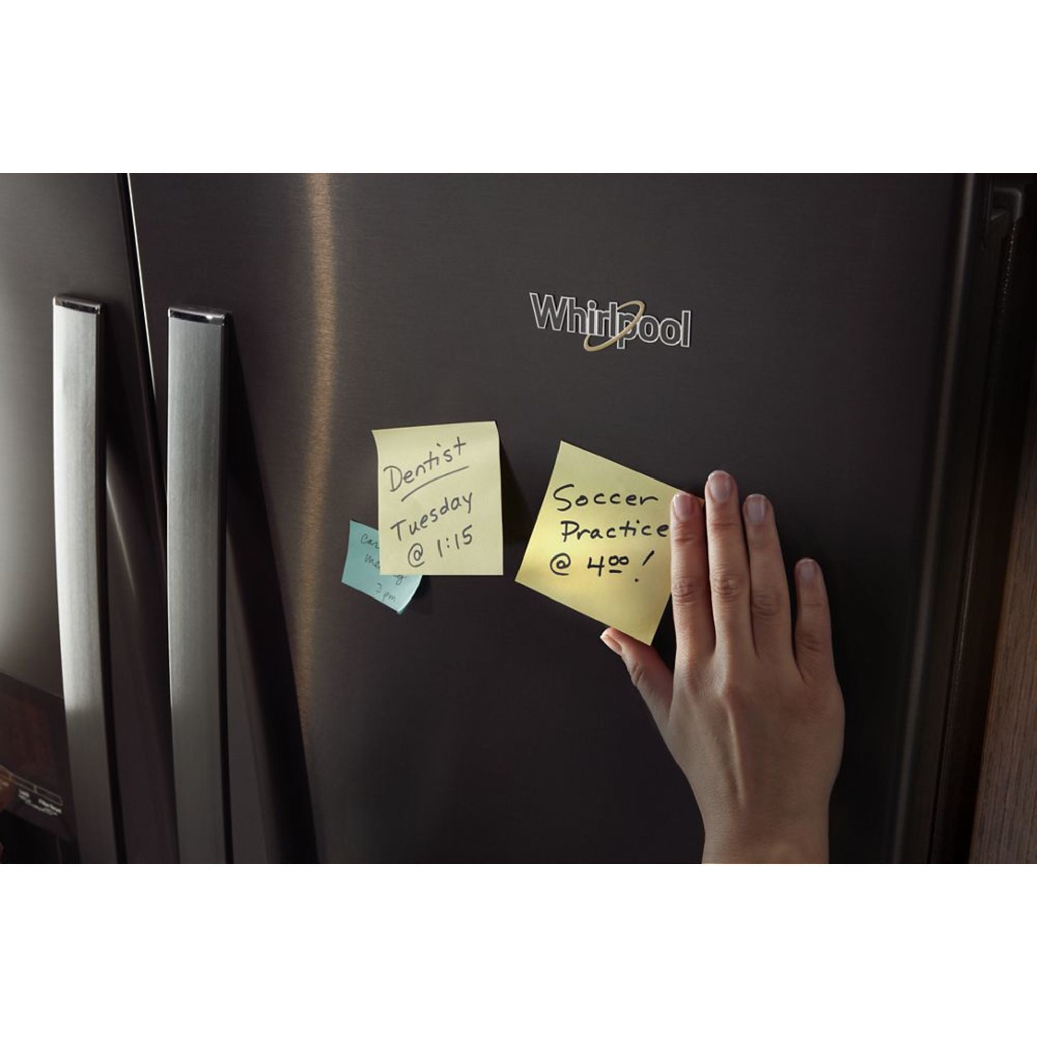 Whirlpool WRMF7736PV 36 Inch French Door Refrigerator - Black Stainless Steel Finish, Energy Star Certified, Spacious Interior for Large Families, Perfect for Modern Kitchens & Entertaining