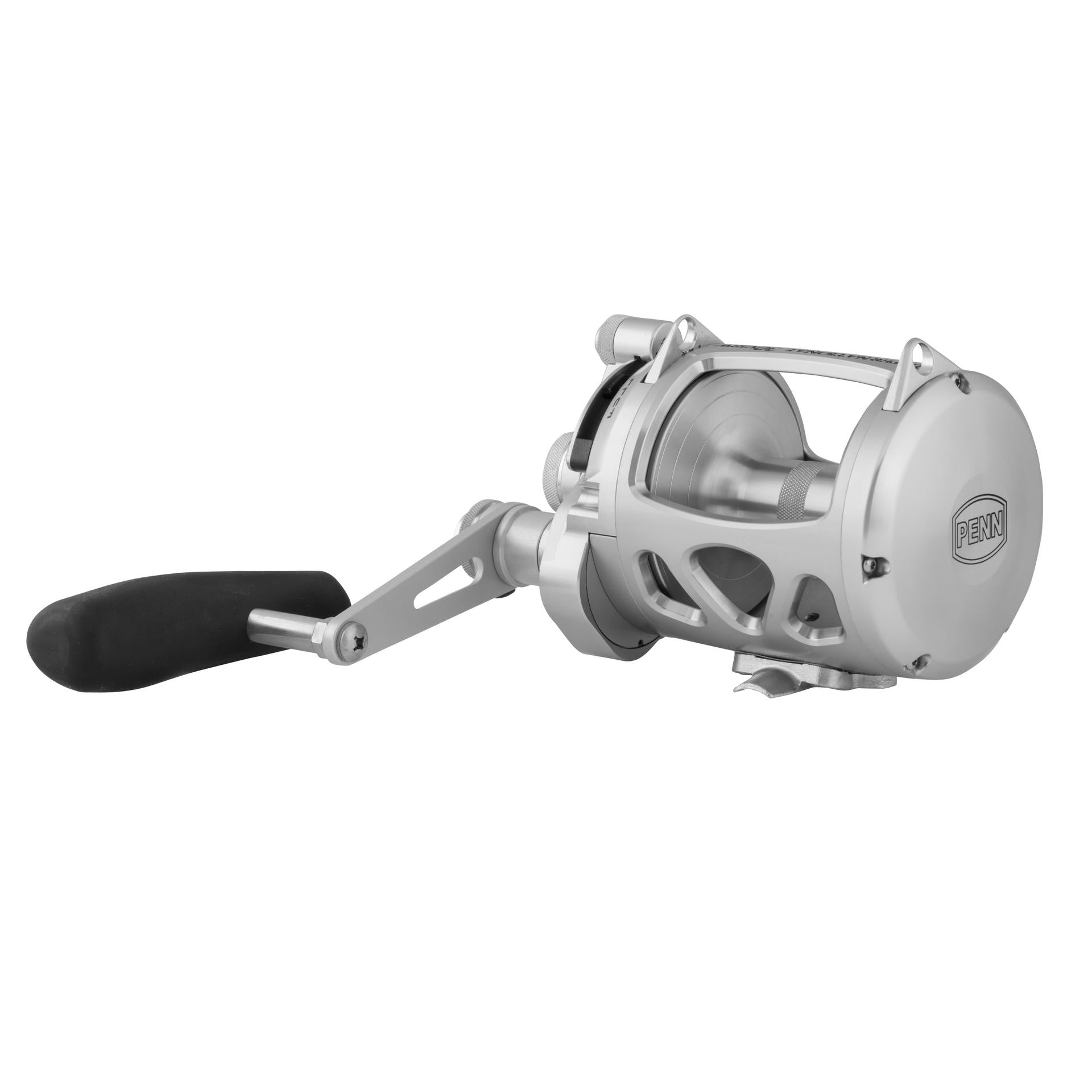 VISW 2-Speed Wide Conventional Fishing Reel - Saltwater & Freshwater Trolling Reel for Offshore & Inshore Fishing | Heavy Duty Marine Grade Aluminum Construction