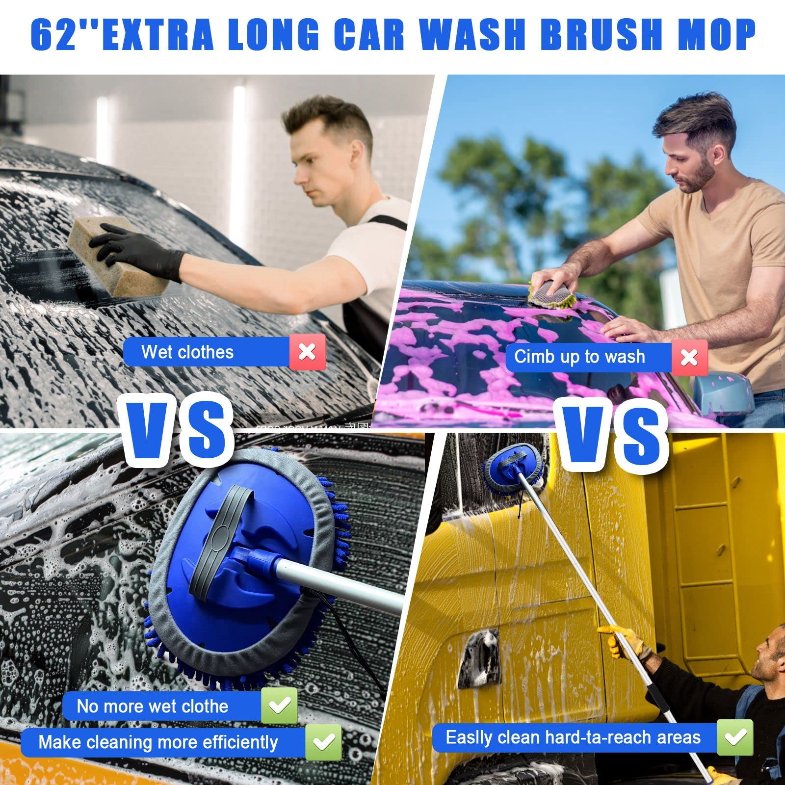 21Pcs Car Wash Kit with 62