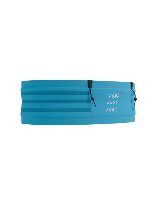Compressport Unisex Free Belt Pro - Lightweight Running Belt for Men & Women, Hawaiian Ocean Design - Perfect for Jogging, Hiking & Outdoor Activities