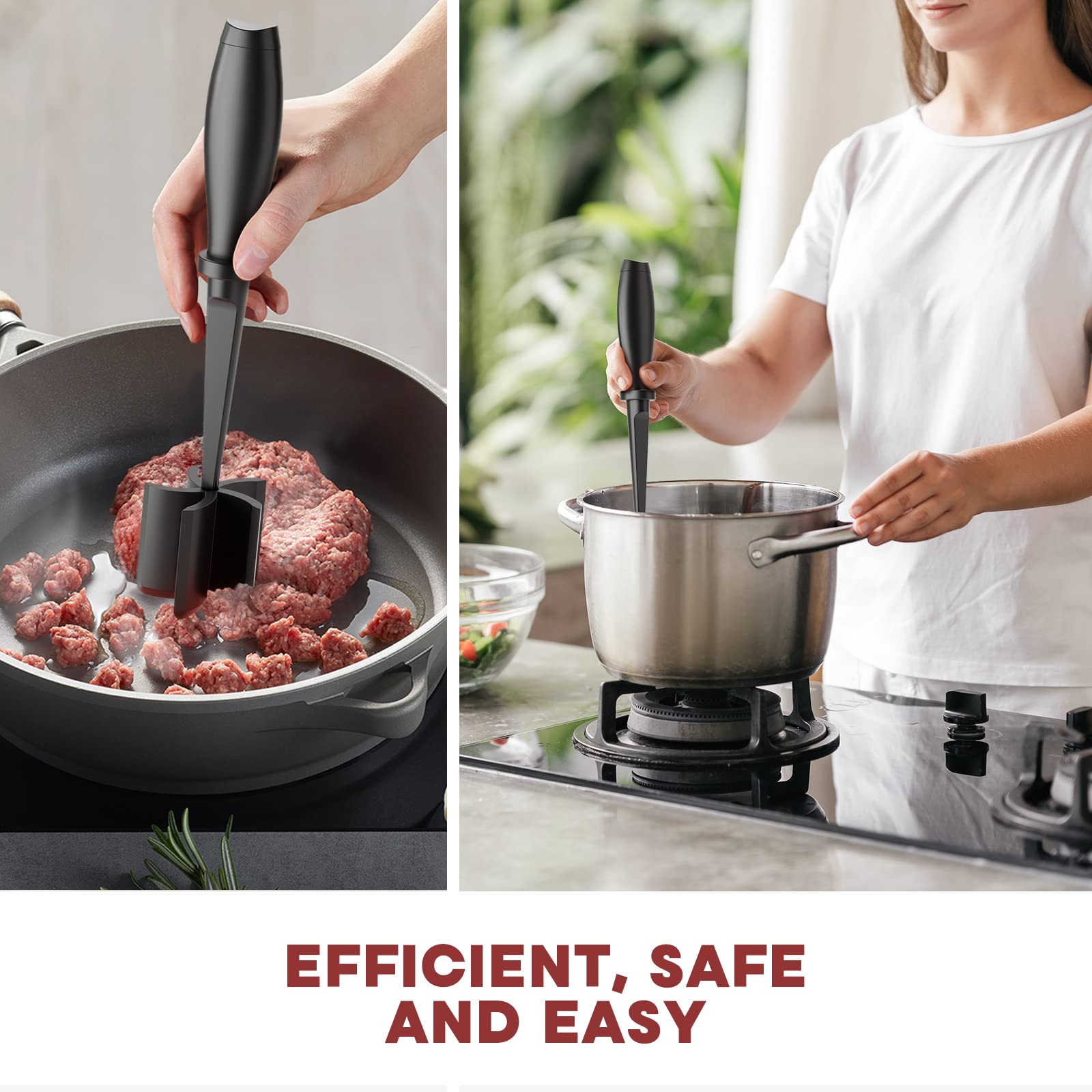 Premium Stainless Steel Meat Grinder - Heavy Duty Electric Hamburger Grinder & Sausage Stuffer with Heat Resistant Design - Perfect for Home Kitchen, BBQ Parties & Butcher Shop Use