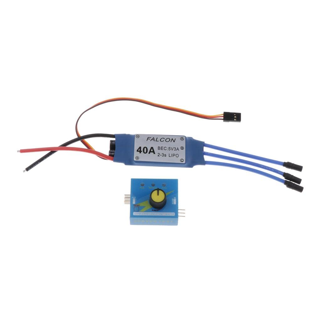 Newmind 40A ESC Electric Speed Controller for RC Plane, Helicopter & Drone - High Performance Motor Control for Hobbyist RC Aircraft & DIY Projects