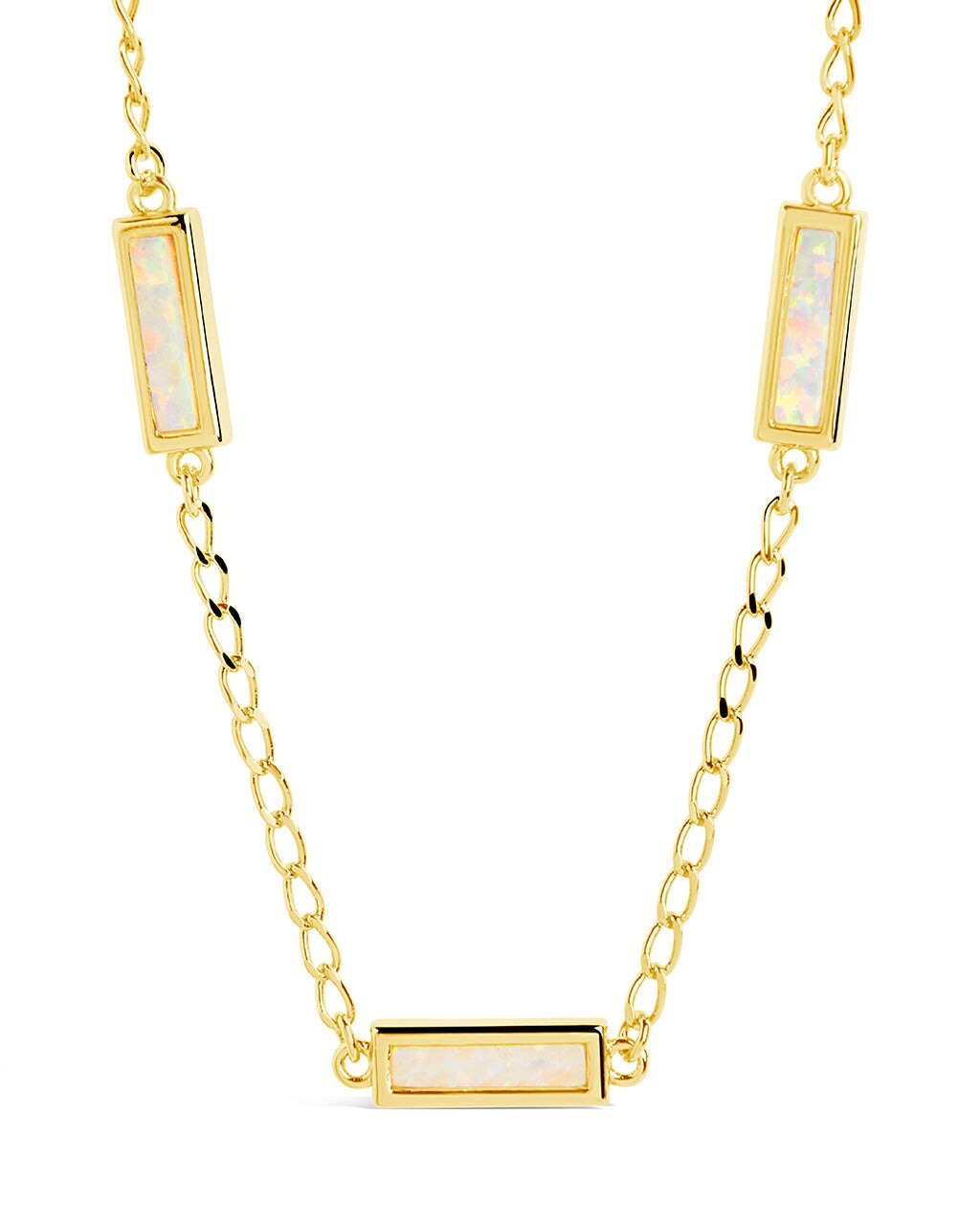 Pavati Elegant Gemstone Station Necklace for Women - Dainty Layering Jewelry for Everyday Wear, Gift Giving & Special Occasions