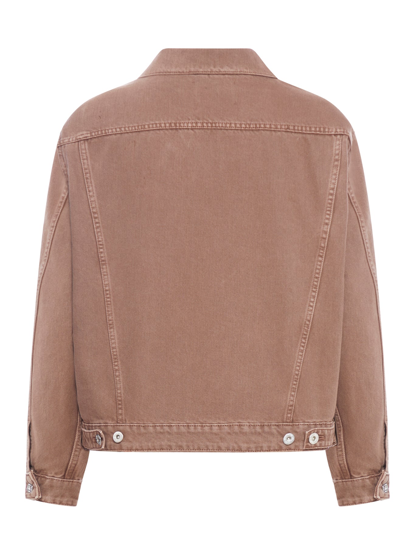 Miu Miu Brown Denim Blouson Jacket - GWB237SOOO1565 F0027 | Stylish Women's Outerwear for Casual & Evening Wear