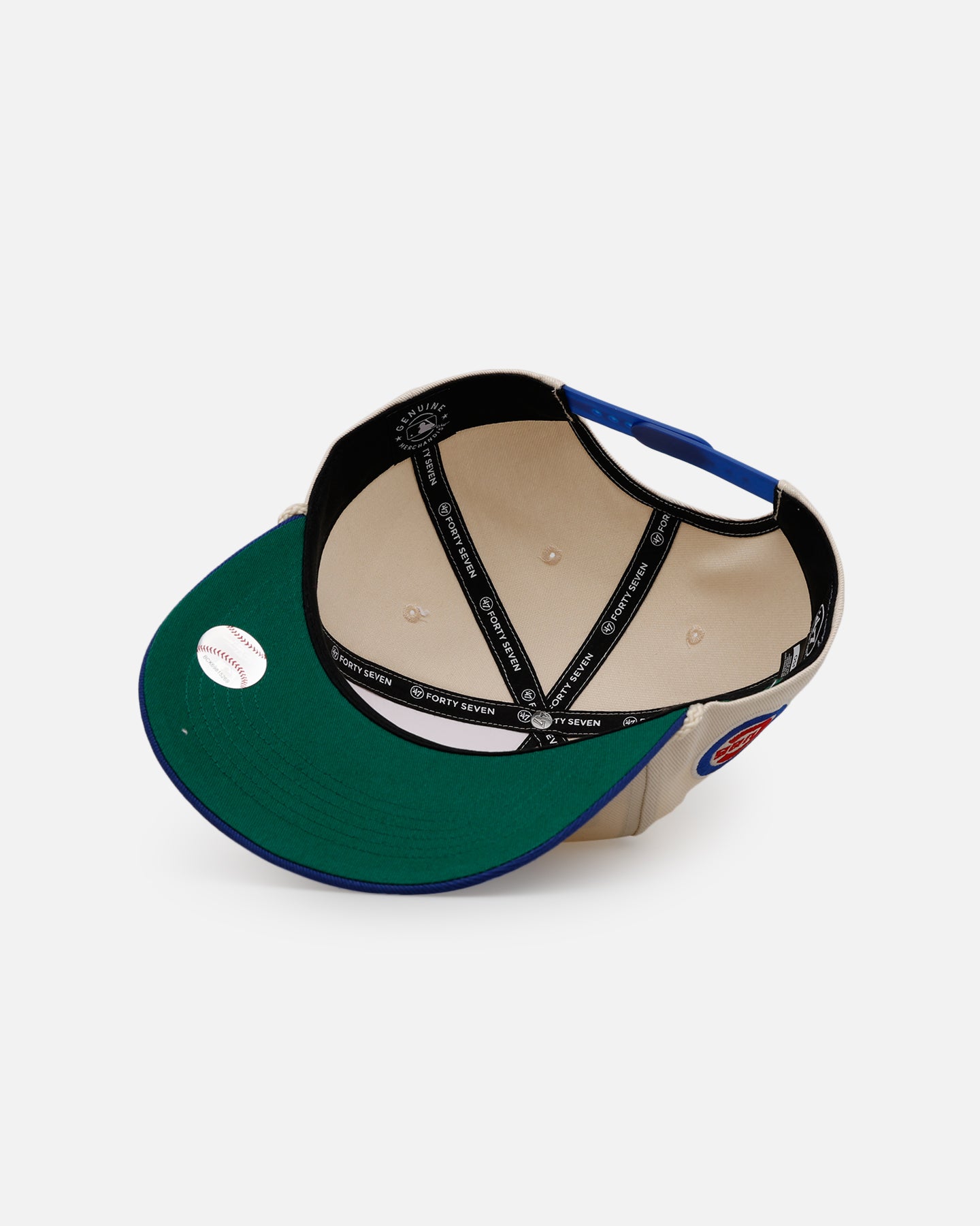 47 Brand Chicago Cubs MLB Opening Day Script Hitch Snapback Hat - Adjustable Baseball Cap for Men & Women - Perfect for Games, Casual Wear & Sports Fans
