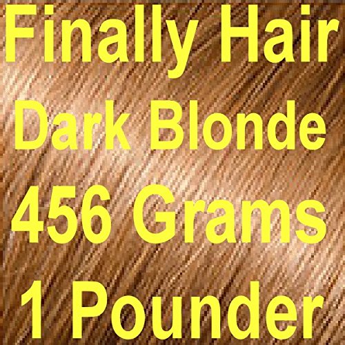 Finally Hair Dark Blonde Fiber Refill 456g - Hair Loss Concealer for Thinning Hair