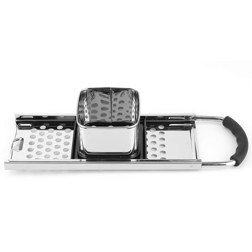 Multi-Functional Potato Chopper & Grater - 3-in-1 Kitchen Tool for Peeling, Slicing & Grating Potatoes - Perfect for Mashed Potatoes, Hash Browns & Home Cooking
