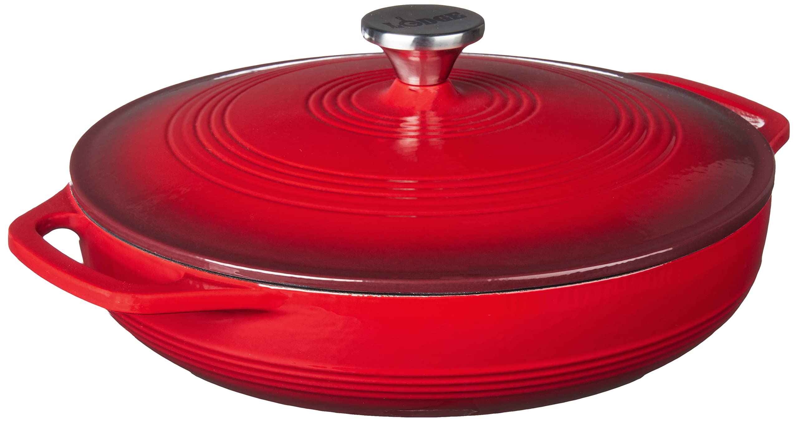 Lodge Enameled Cast Iron Dutch Oven 6-Quart & Casserole 3-Quart Set - Island Spice Red | Premium Enameled Cookware for Baking, Braising & Slow Cooking | Perfect for Oven, Stovetop & Camping