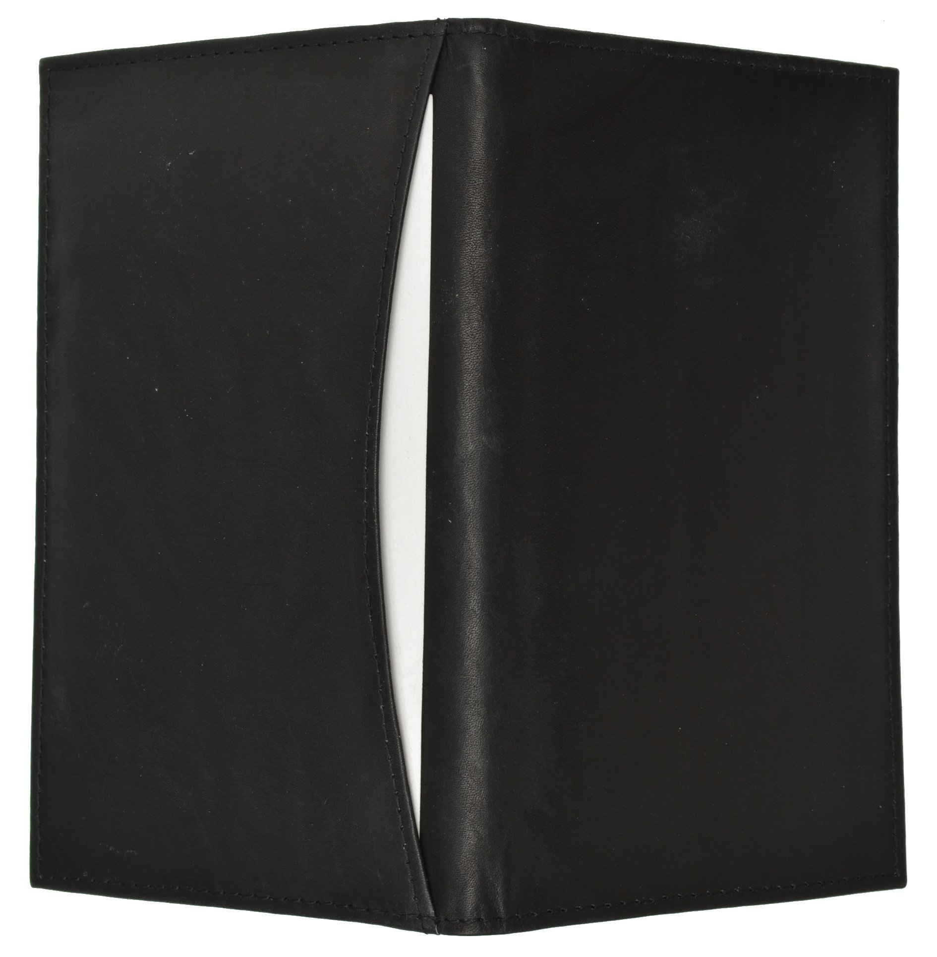 Genuine Leather Credit Card Holder Wallet - 19 Card Slots & ID Window - Slim RFID Blocking Wallet for Men & Women - Perfect for Travel, Business & Everyday Use (Black)