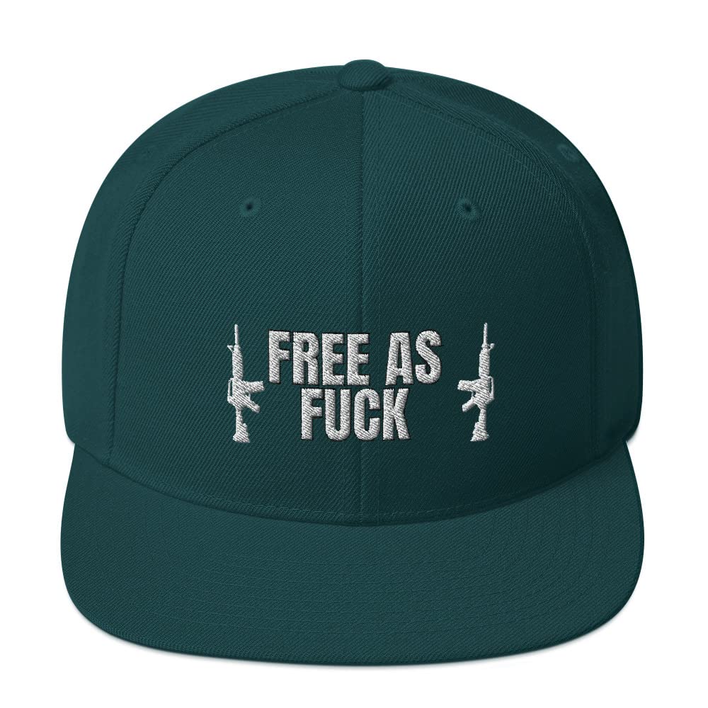 Free As Fuck Hat - Classic Snapback Cap with Hilarious Slogan - Perfect for Casual Wear, Parties & Street Style