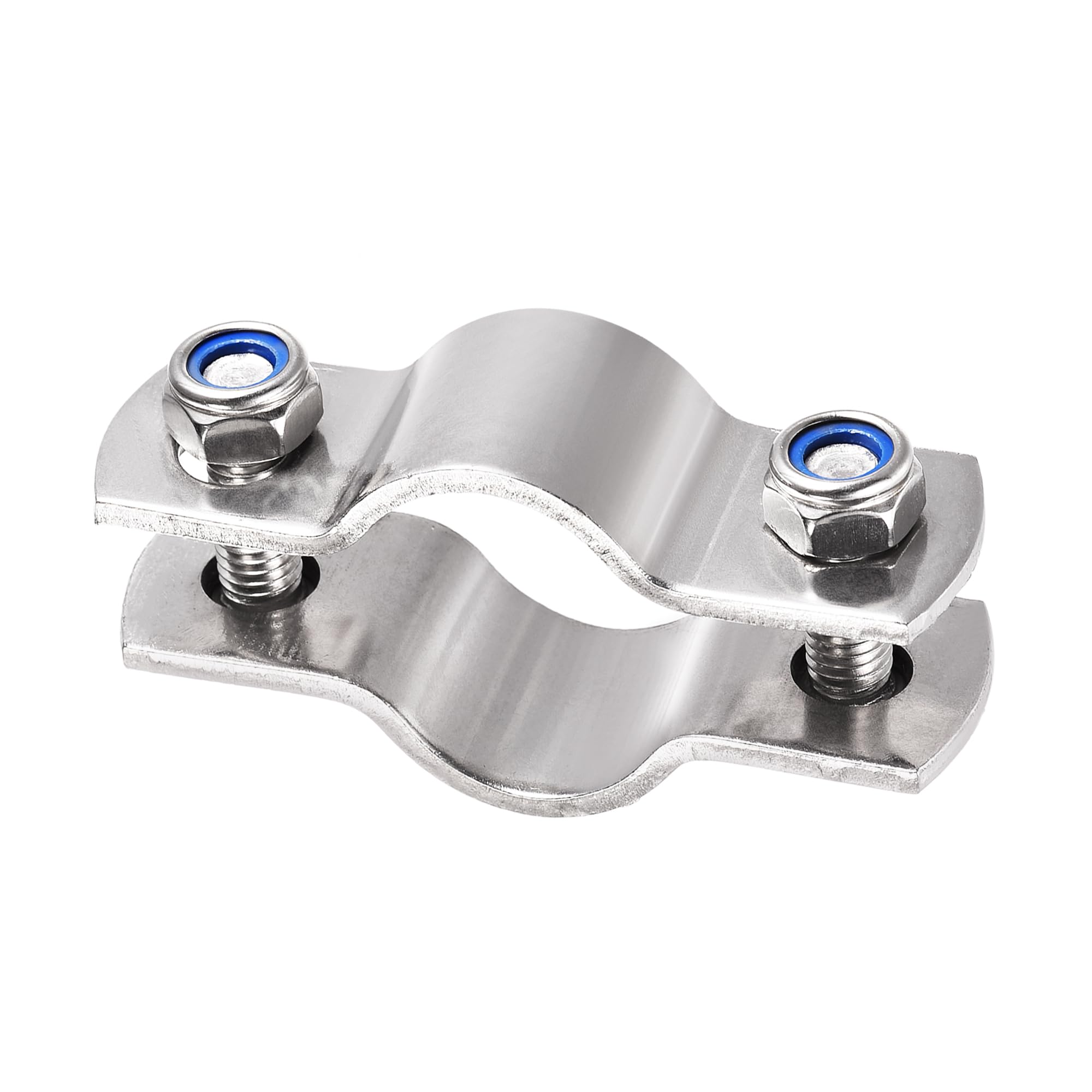 304 Stainless Steel Pipe Bracket Clamp - Wall/Ceiling Mount Support for 35mm Pipes | HVAC, Plumbing & Industrial Pipe Fixing Solution
