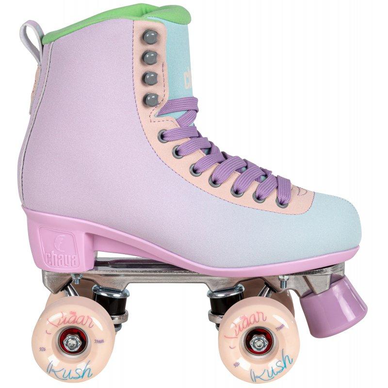Chaya Melrose Deluxe Pastel Roller Skates for Women - Outdoor & Indoor Quad Skates with Lightweight Aluminum Frame - Perfect for Rink, Park, Street Skating and Fitness