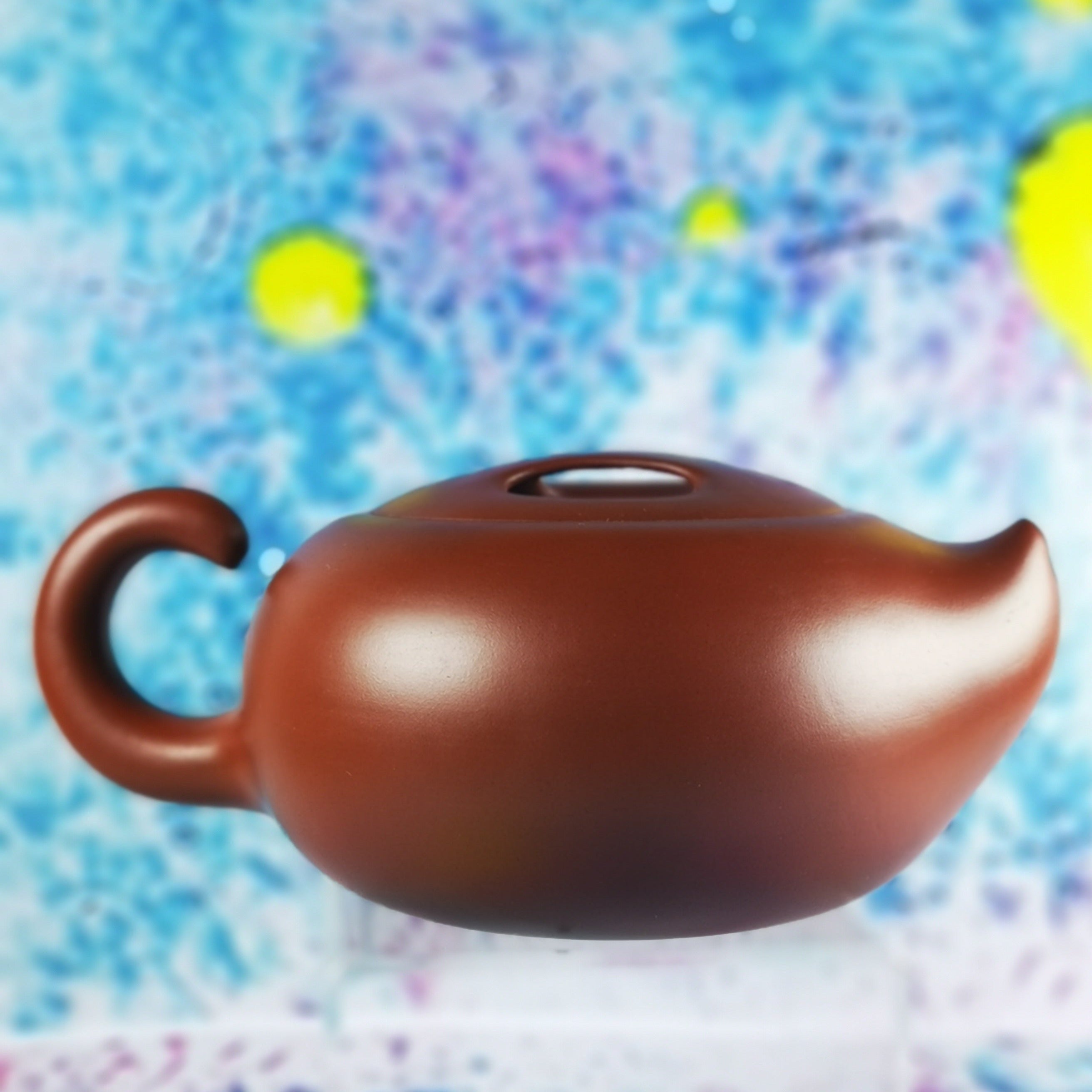 Premium Yixing Purple Clay Teapot - Qing Shui Ni Clay, Ox Design by Master Cao Lanfang (National Senior Craft Artist) - Perfect for Chinese Tea Ceremony, Gift & Collection