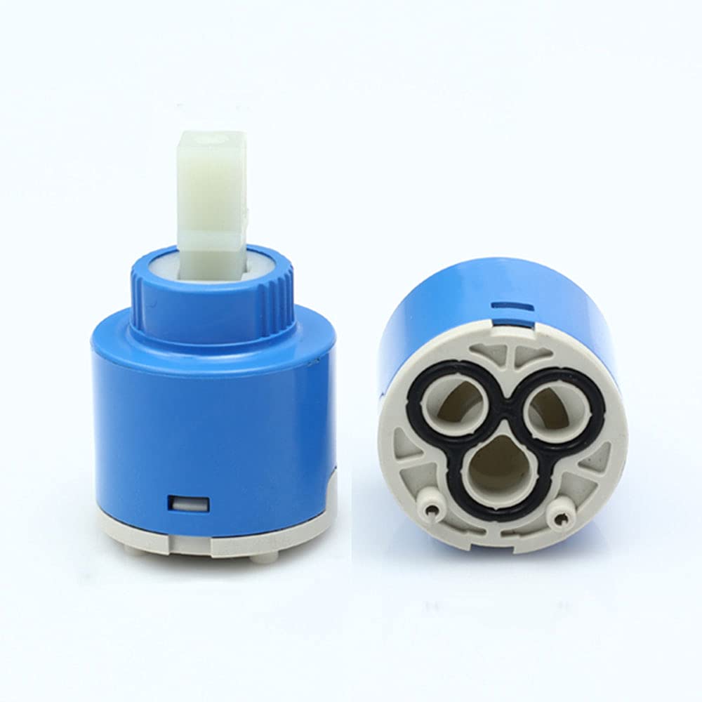 35mm Ceramic Faucet Cartridge Replacement - Ceramic Disc Valve Mix Tap Inner Cartridge for Kitchen, Bathroom & Shower Faucets - Perfect for Leaky Faucet Repairs and DIY Plumbing Projects