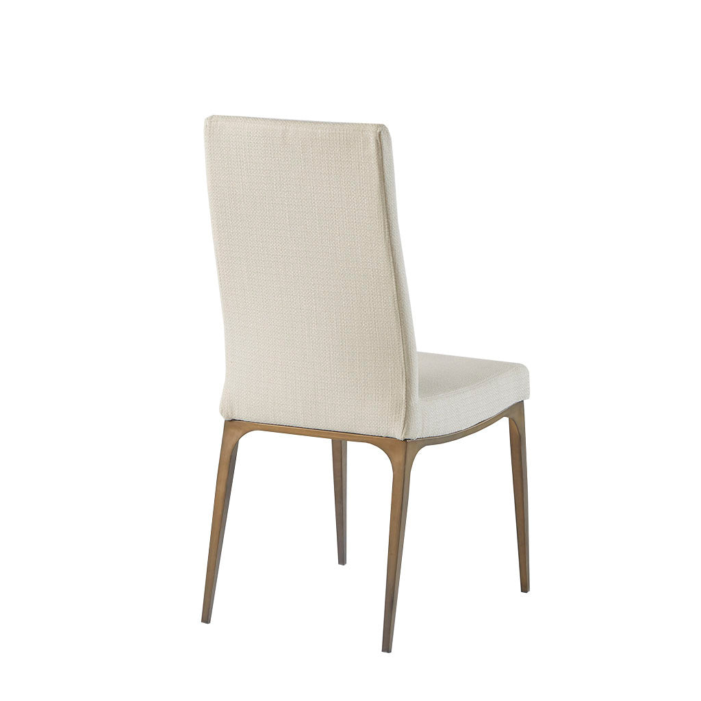 Captiva Modern Dining Chairs Set of 2 - Sturdy Wooden Side Chairs with Upholstered Seats - Perfect for Kitchen, Dining Room, and Breakfast Nook