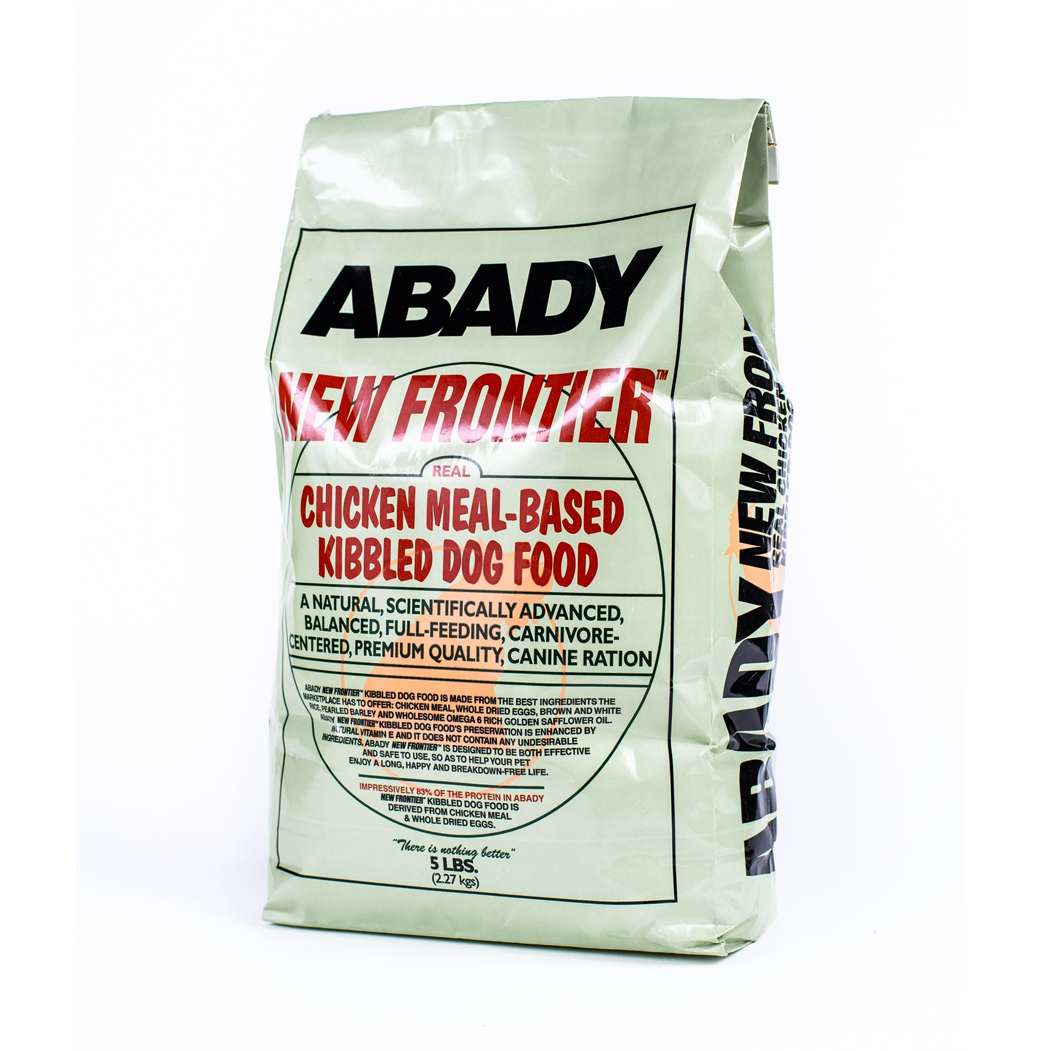 Abady Premium Dog Food - New Frontier Grain-Free Formula for All Breeds & Life Stages | High Protein, Natural Ingredients for Optimal Canine Health | Perfect for Active Dogs & Sensitive Stomachs