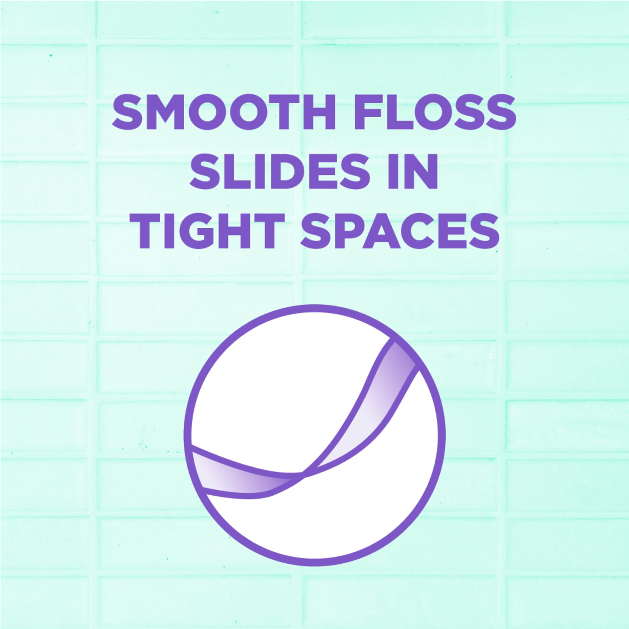 GUM Comfort Slide Floss Picks - Extra Strong Shred-Resistant Dental Floss for Tight Teeth - Easy Grip Handle, Fresh Mint Flavor (120 Count) - Perfect for Adults, Travel & On-the-Go Oral Care