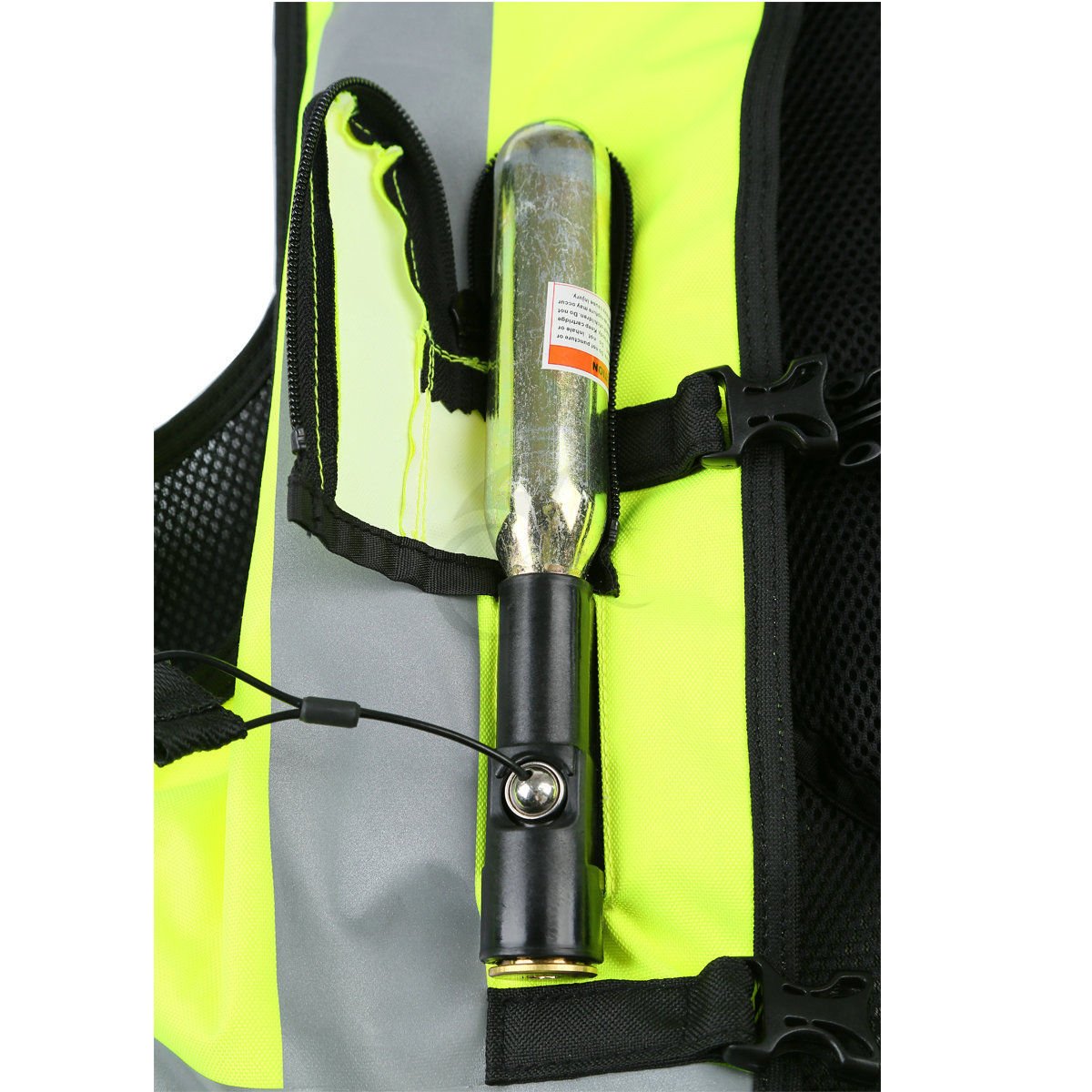 SLMOTO Motorcycle Airbag Vest - Hi-Vis Fluorescent Safety Jacket for Riders - Perfect for Street Biking, Racing & Adventure Touring