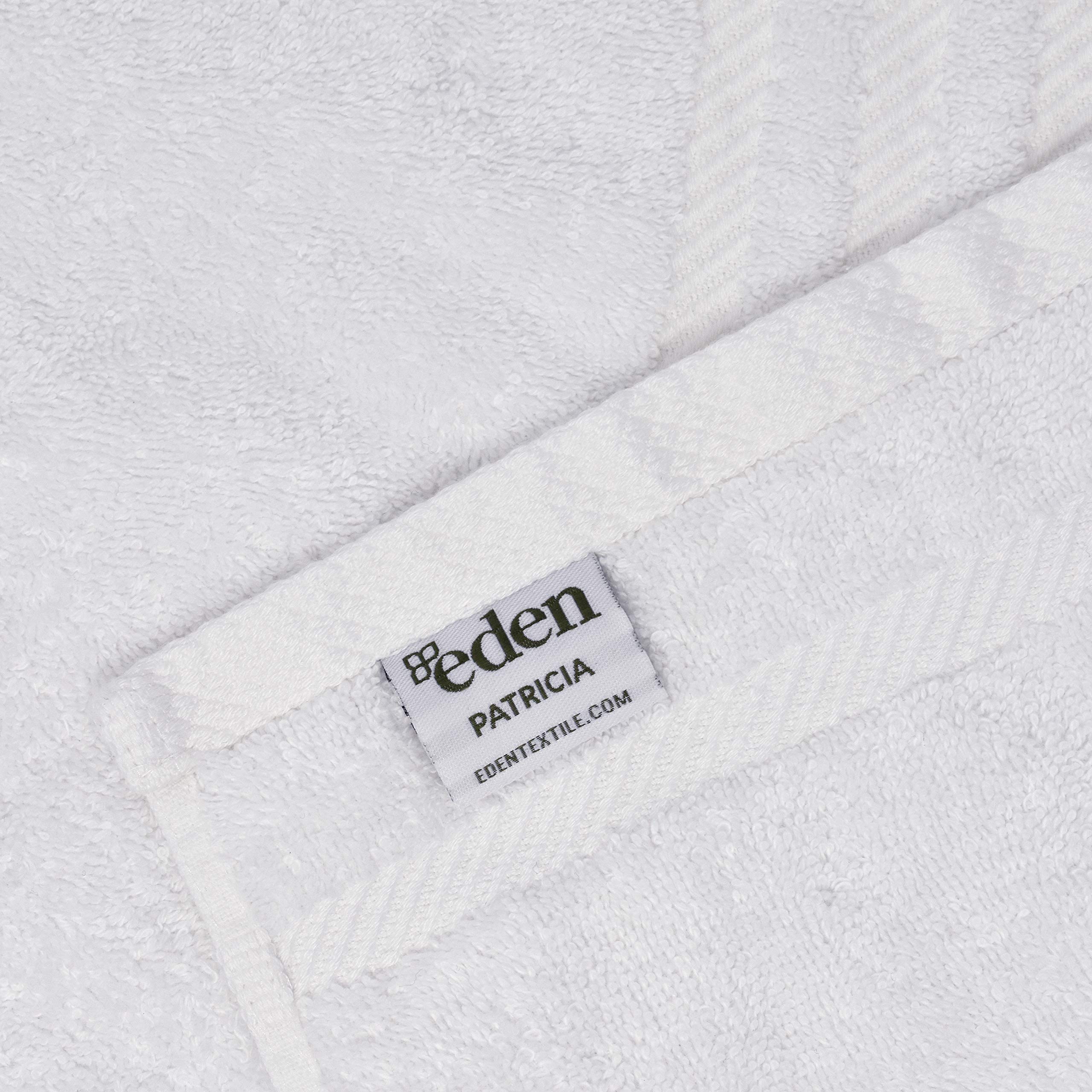 Premium 100% Cotton White Bath Towel Set for Hotels, AirBnB & Spas - Ultra Soft & Durable (2 Bath Towels, 2 Hand Towels, 2 Washcloths) - Perfect for Luxury Accommodations, Guest Bathrooms & Spa Retreats