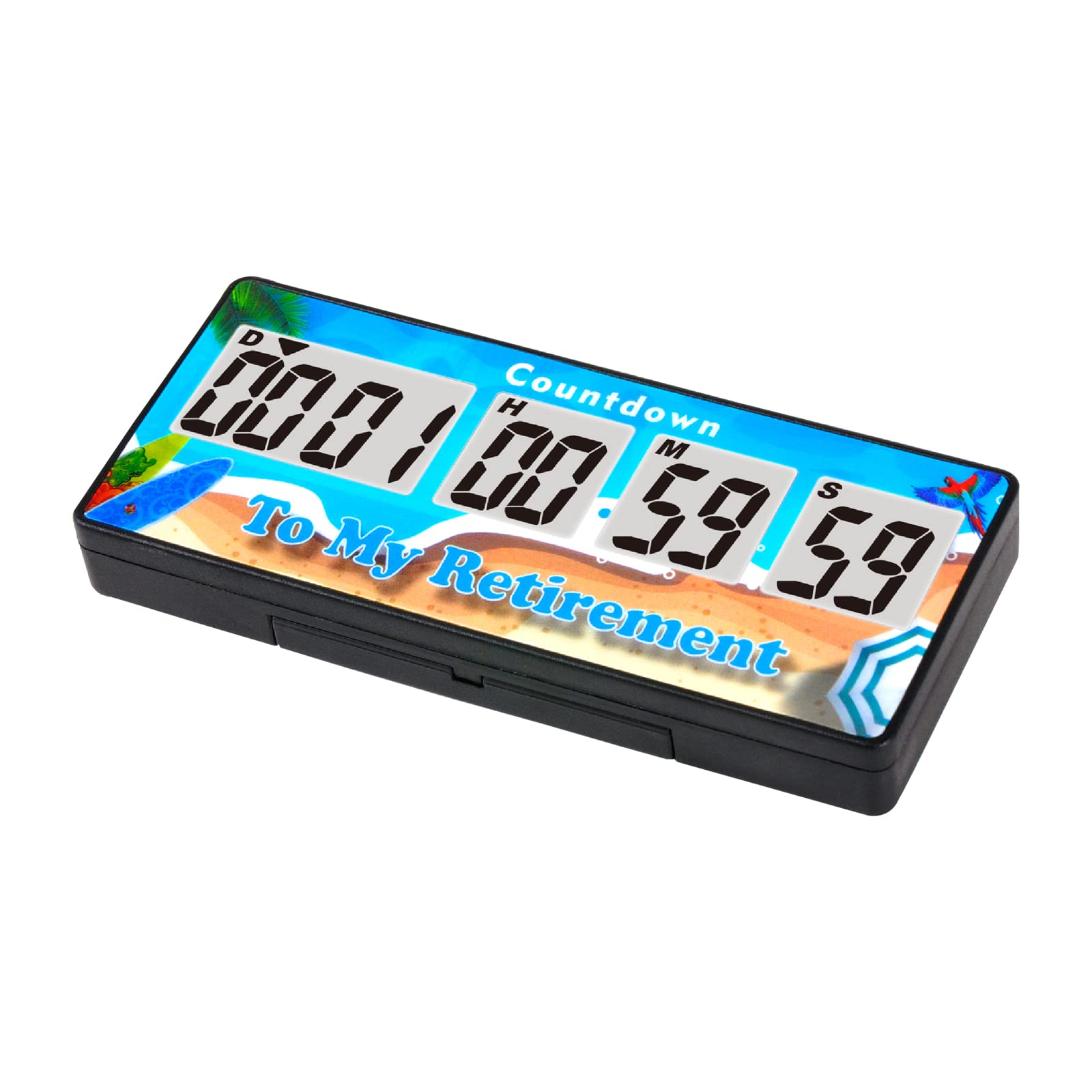 9999 Days Digital Countdown Timer with Backlight Display - 12/24H Alarm Clock for Wedding, Retirement, Anniversary, Graduation & Special Events - Perfect for Home, Office & Party Decor (Blue)