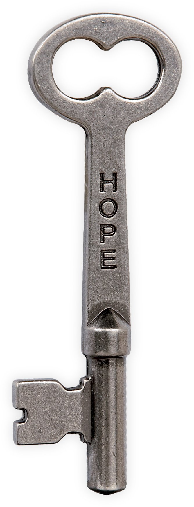 Angelstar 13812 Hope Dream Key of Wisdom Loose Key - 1.5 Inch Silver Charm for Jewelry Making, DIY Crafts, Scrapbooking & Keepsake Gifts