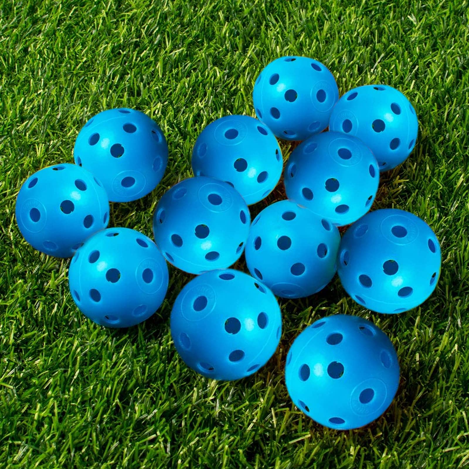 Lightweight Plastic Golf Practice Balls for Backyard & Indoor Training - 12/30/50 Pack Mixed Colors, Perfect Swing Trainer for Men & Women | Ideal for Home, Driving Range & Backyard Practice