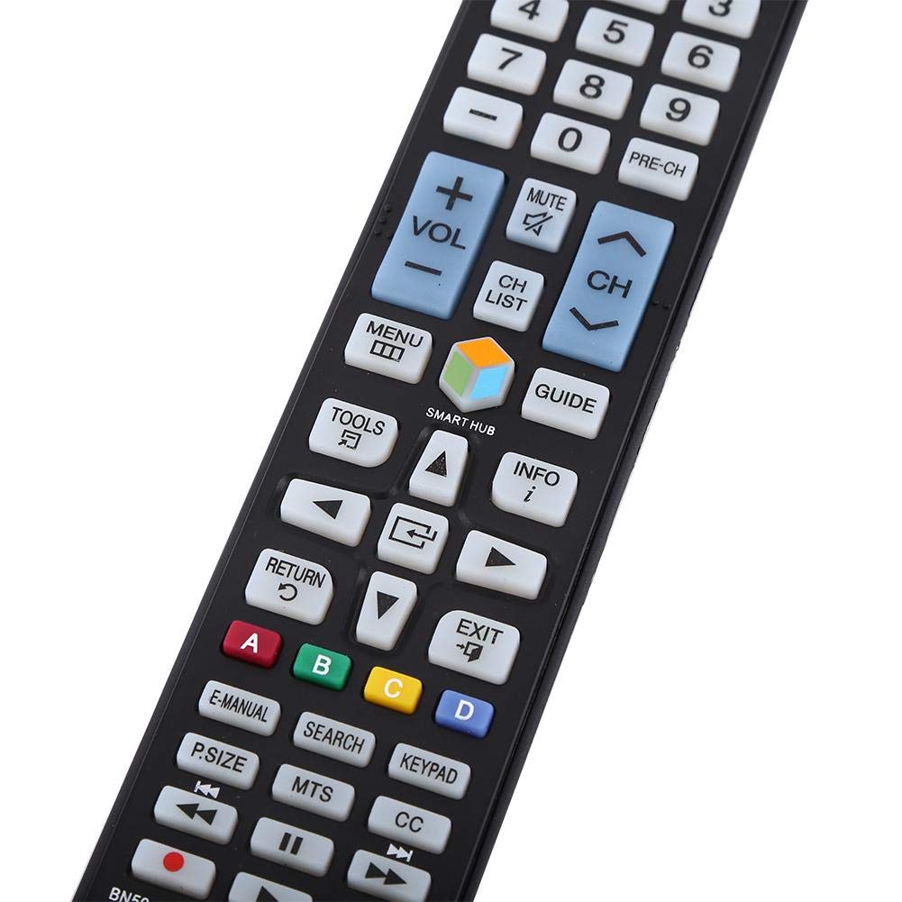 Universal BN59-01179A Replacement Remote Control for Samsung LCD LED Smart TVs - Compatible with Multiple TV Models (Great for Living Room, Bedroom & Home Theater Use)