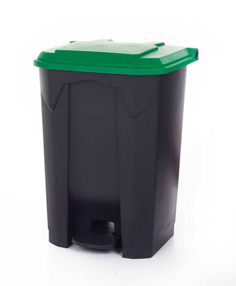 Colorful Pedal Trash Cans with Lid - Hands-Free Step Garbage Bin for Kitchen, Bathroom & Office Waste Disposal