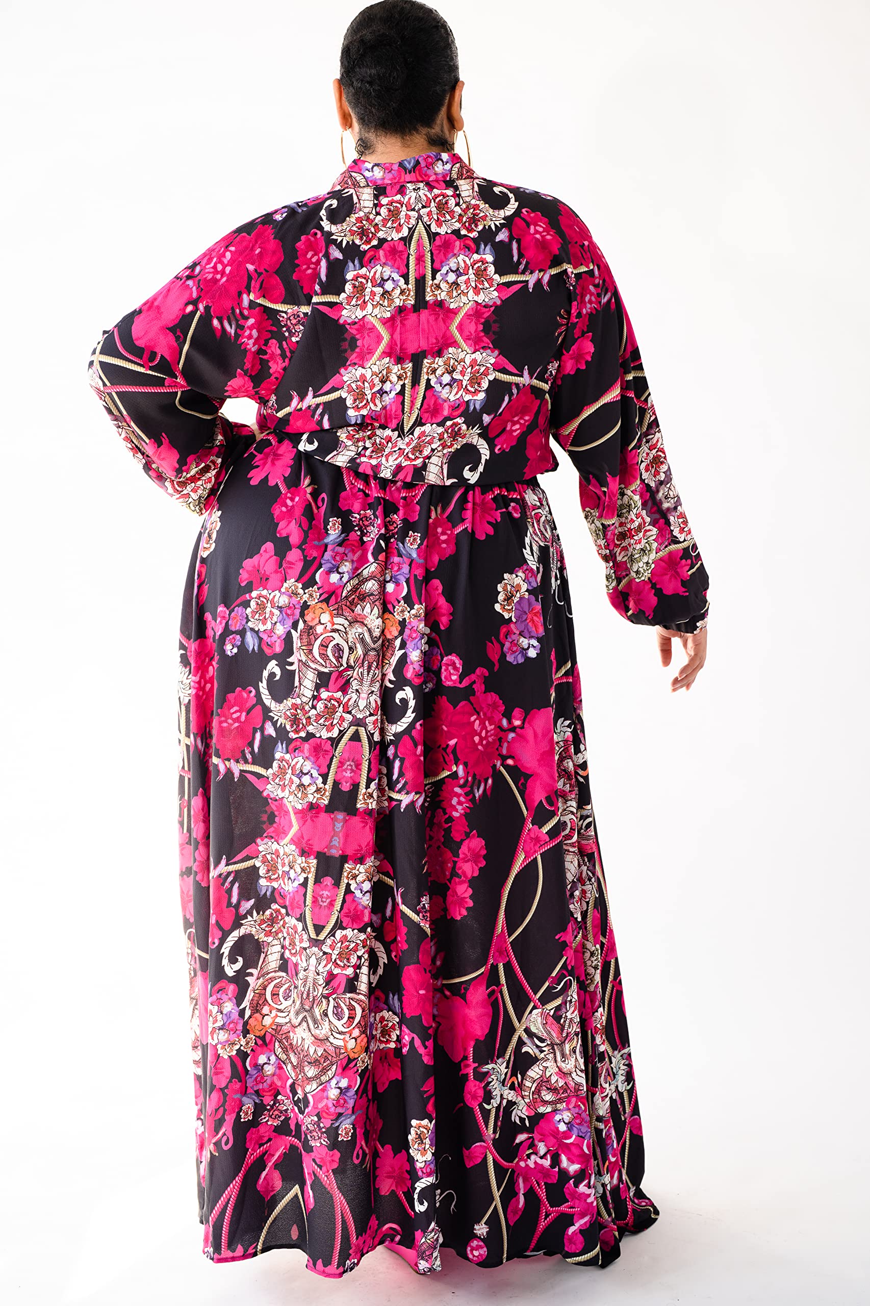 Pantora Women's Felicia Maxi Dress - Flowy Long Summer Dress with Pockets, Boho Chic Style for Beach, Vacation & Casual Wear