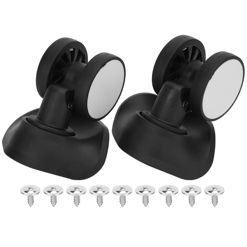 Universal Luggage Wheels Replacement for PP and PET Suitcases - Durable Non-Slip Travel Suitcase Wheels for Smooth Rolling (Ideal for Airports, Business Trips, and Vacation Travel)