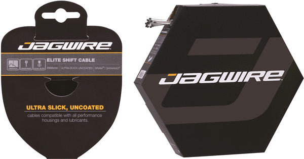 Jagwire Elite Shift Cable - High Performance Bicycle Gear Shifting Cable for Smooth and Precise Shifting | Perfect for Road Bikes, Mountain Bikes, and Commuting
